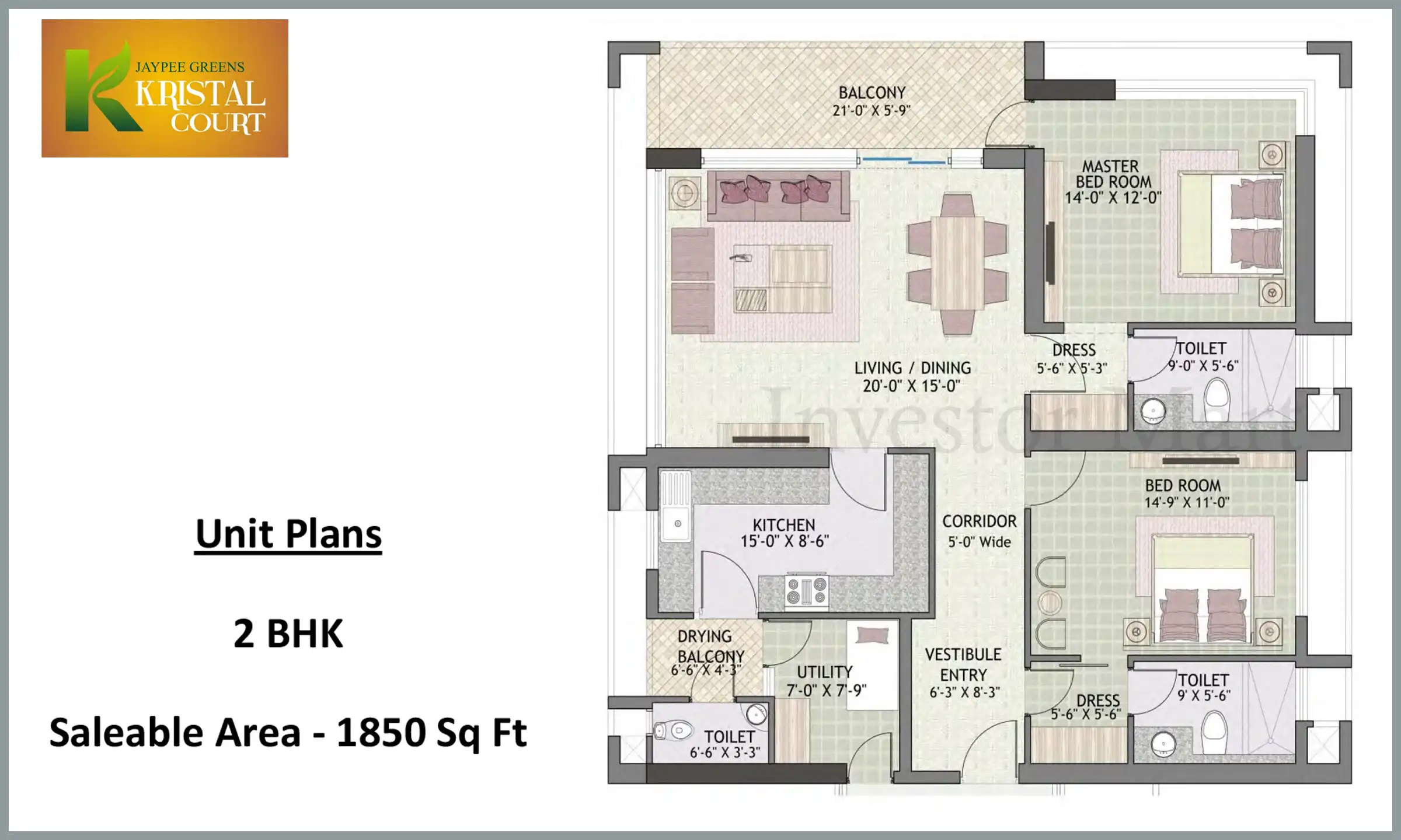 1850 Sqft