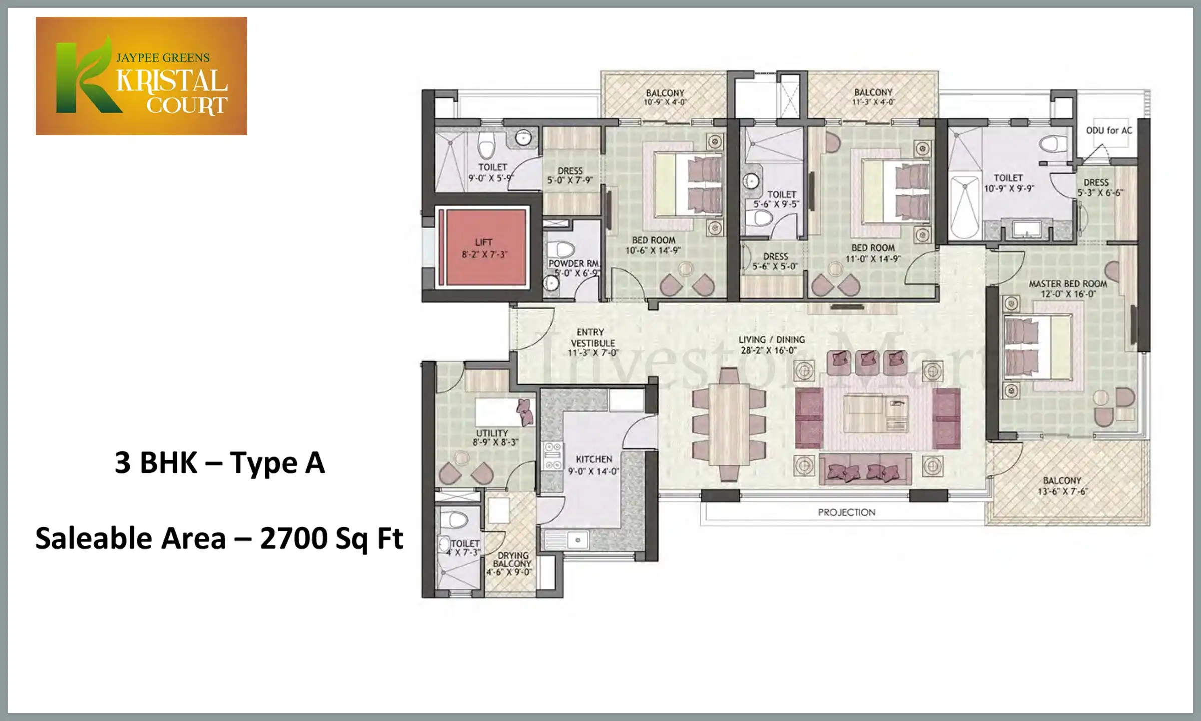 2700 Sqft