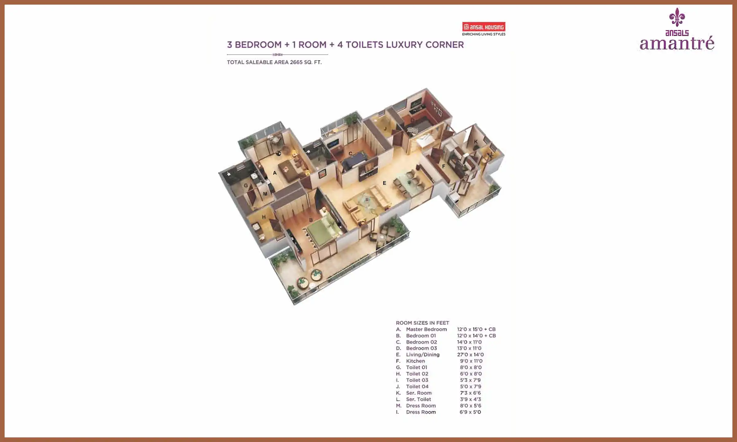 2665 Sqft
