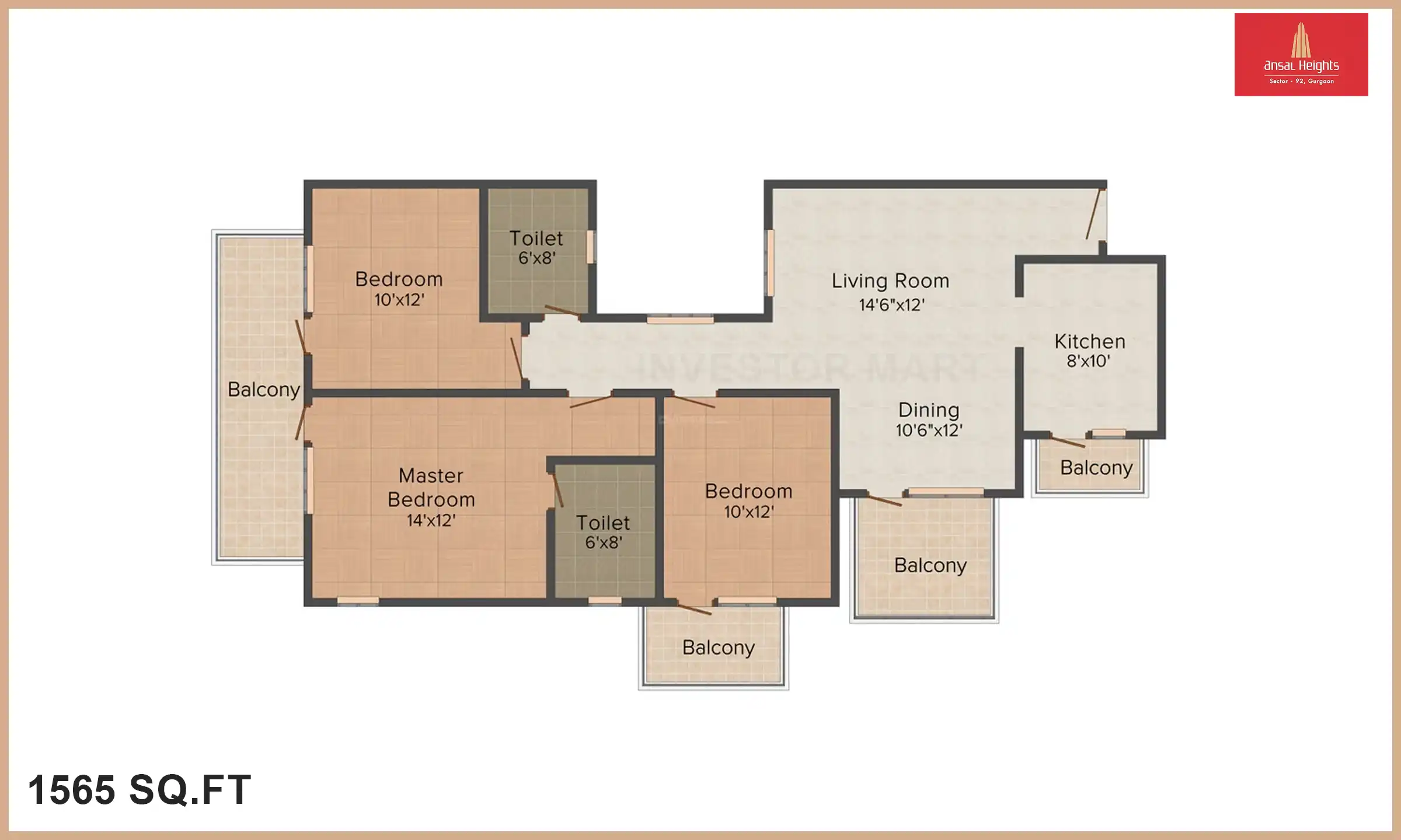 1565 Sqft