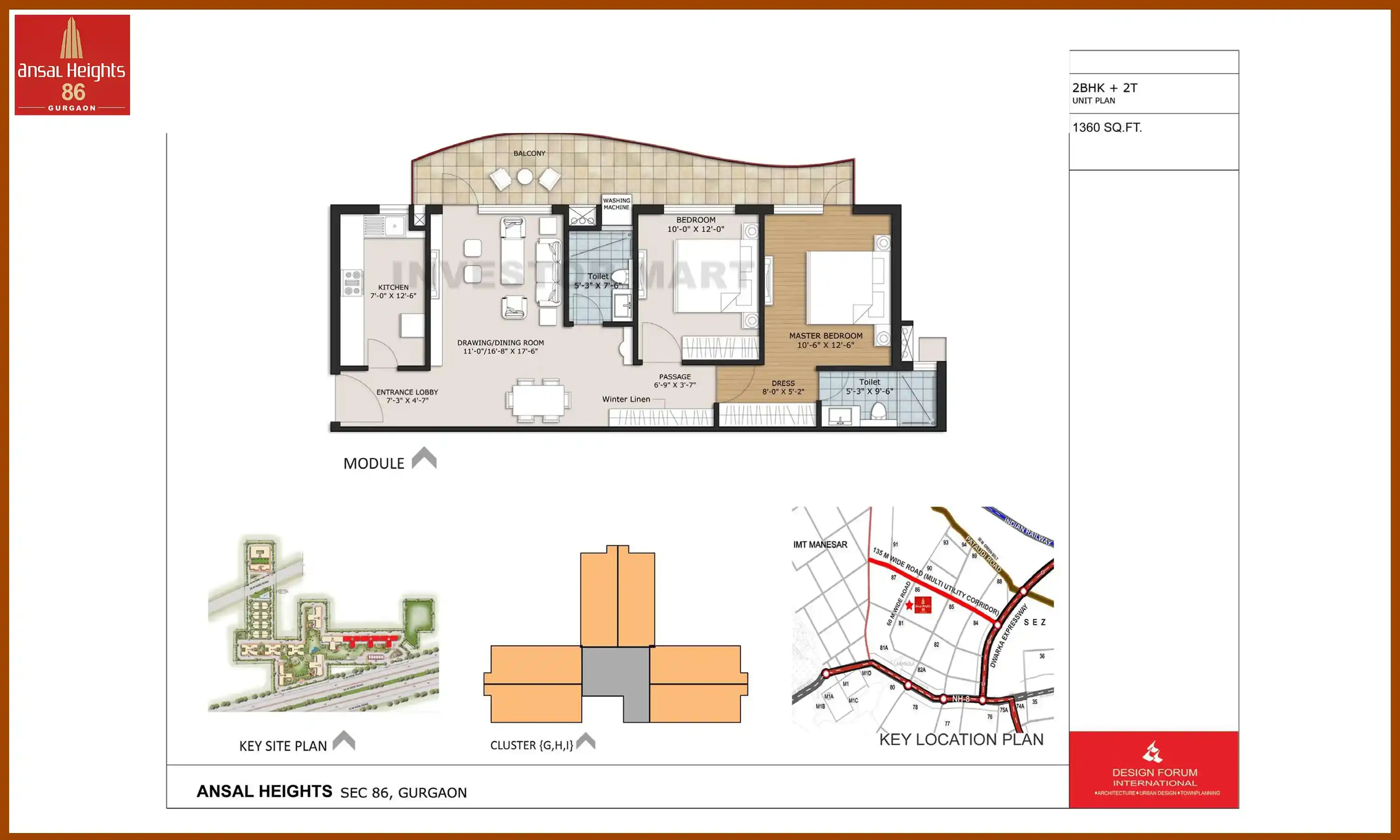 1360 Sqft