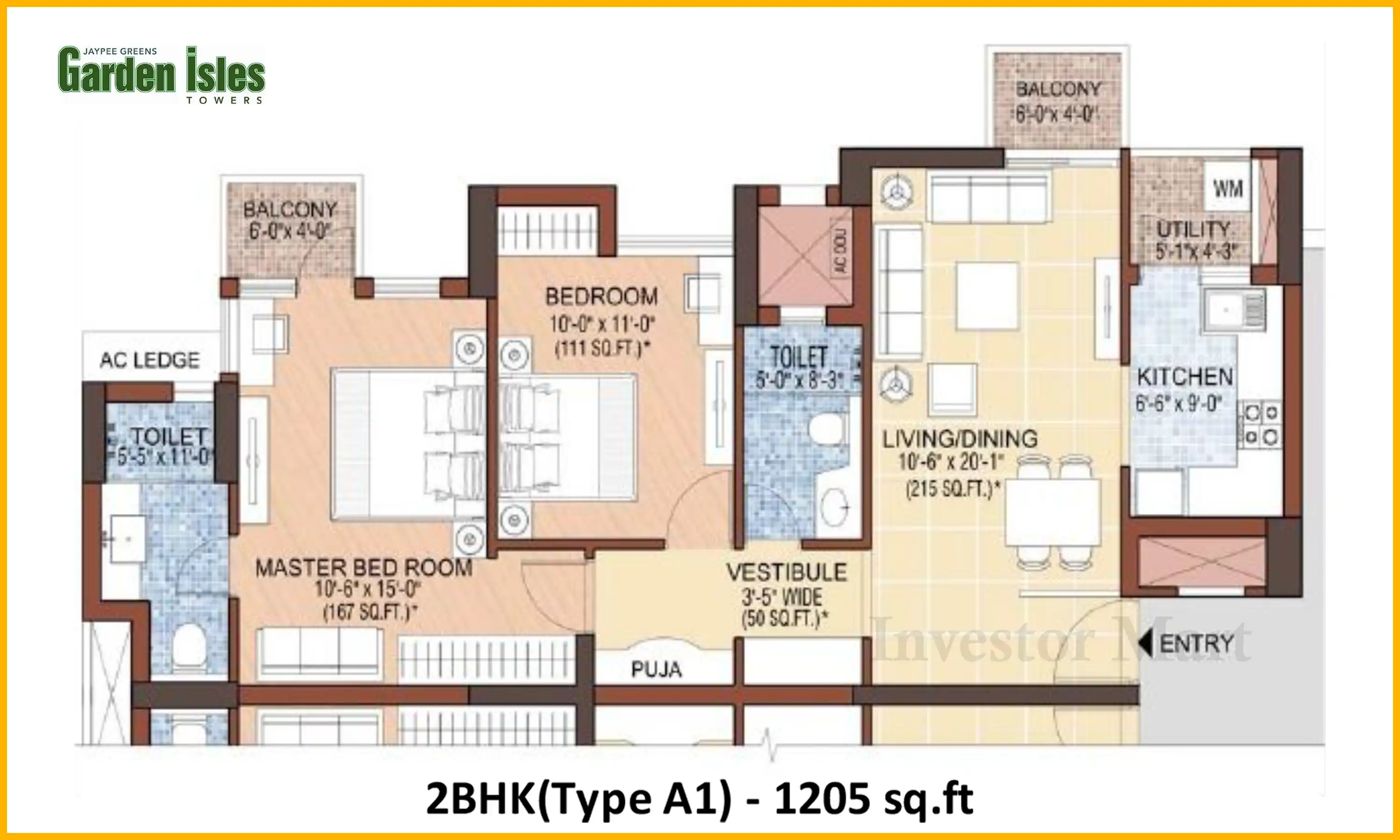 1205 Sqft