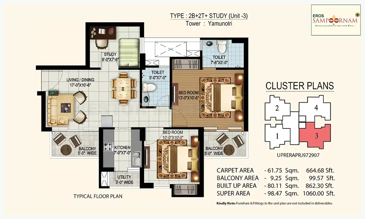 1060 Sqft