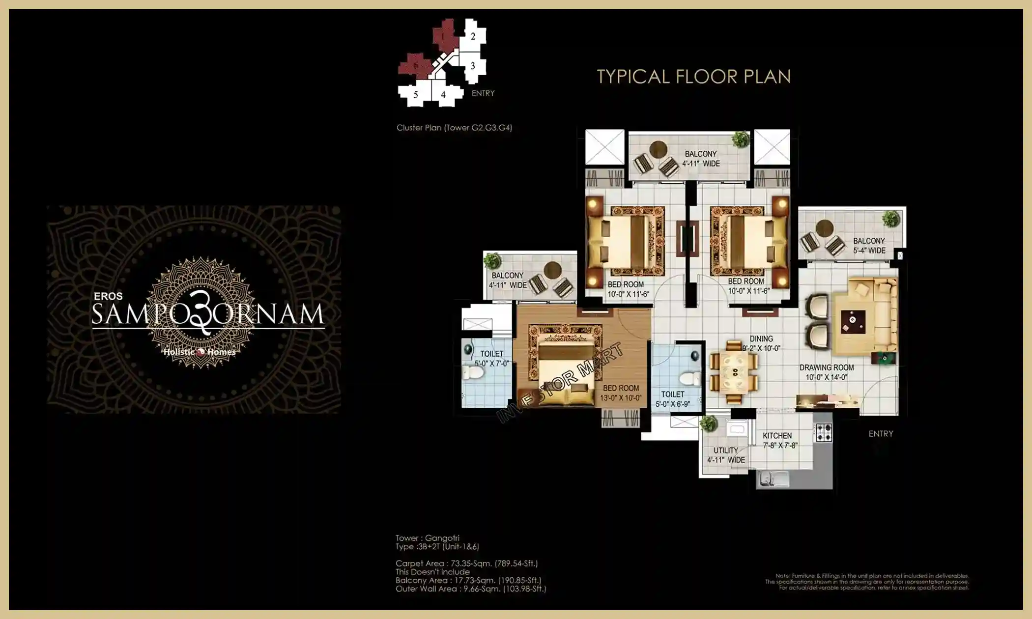789 Sqft