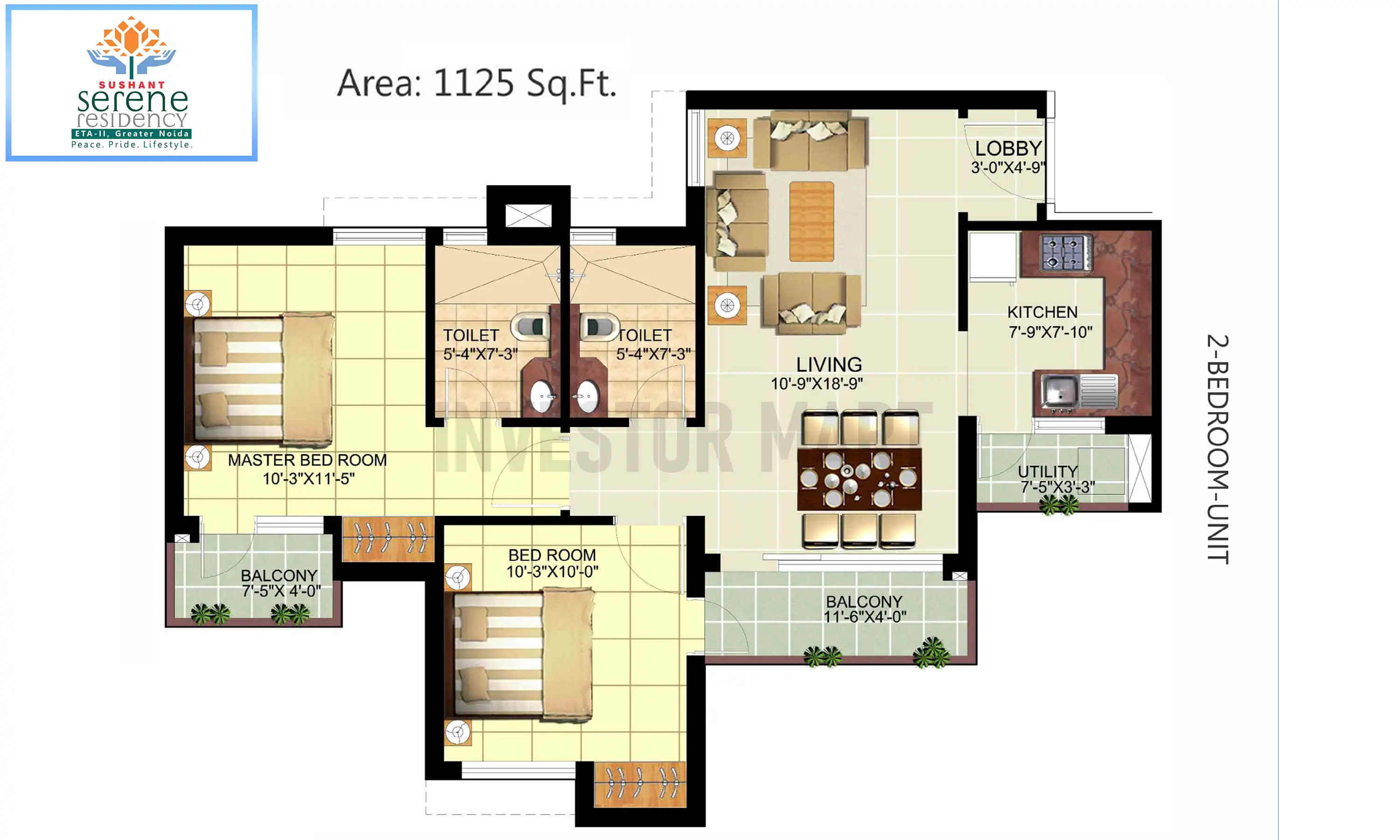 1125 Sqft