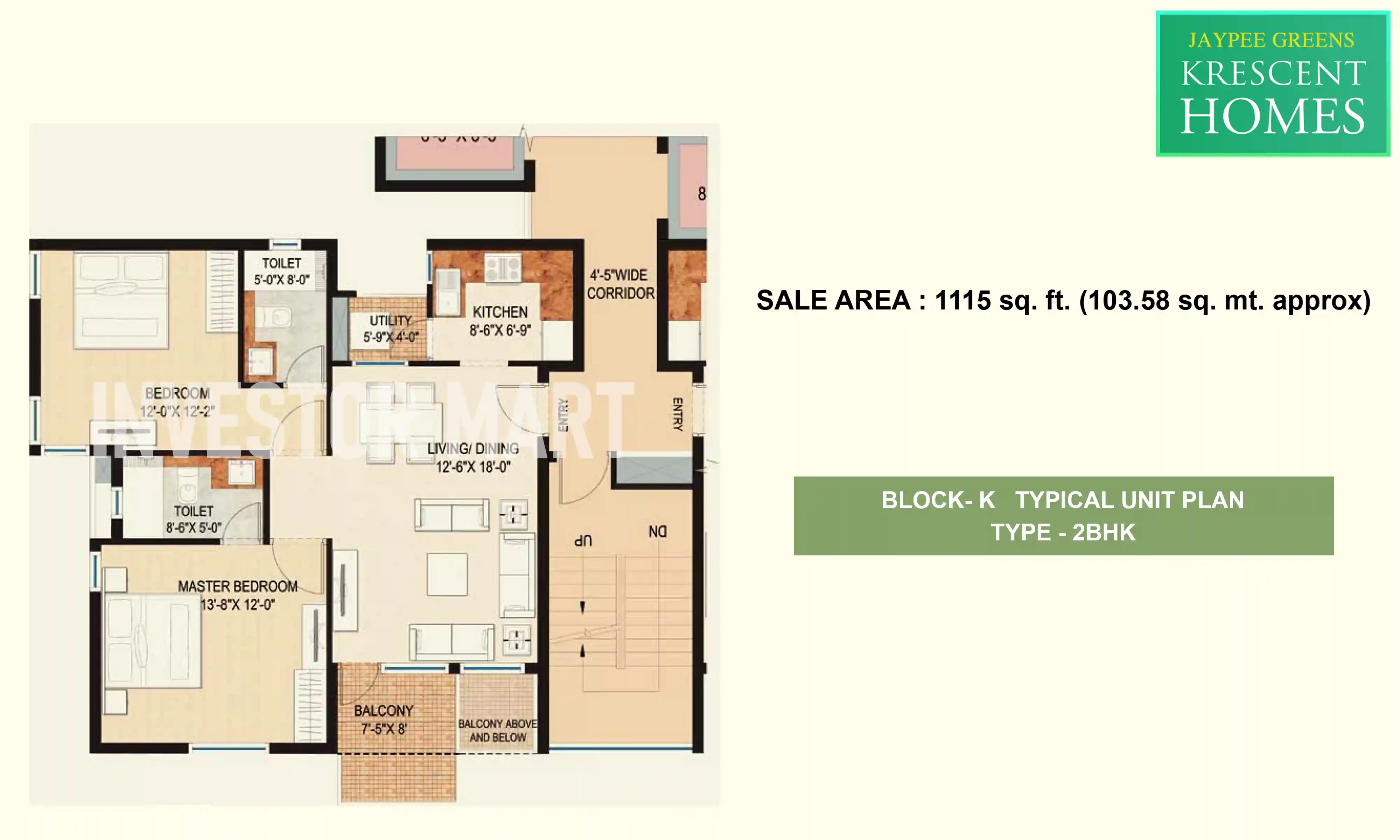 1115 Sqft