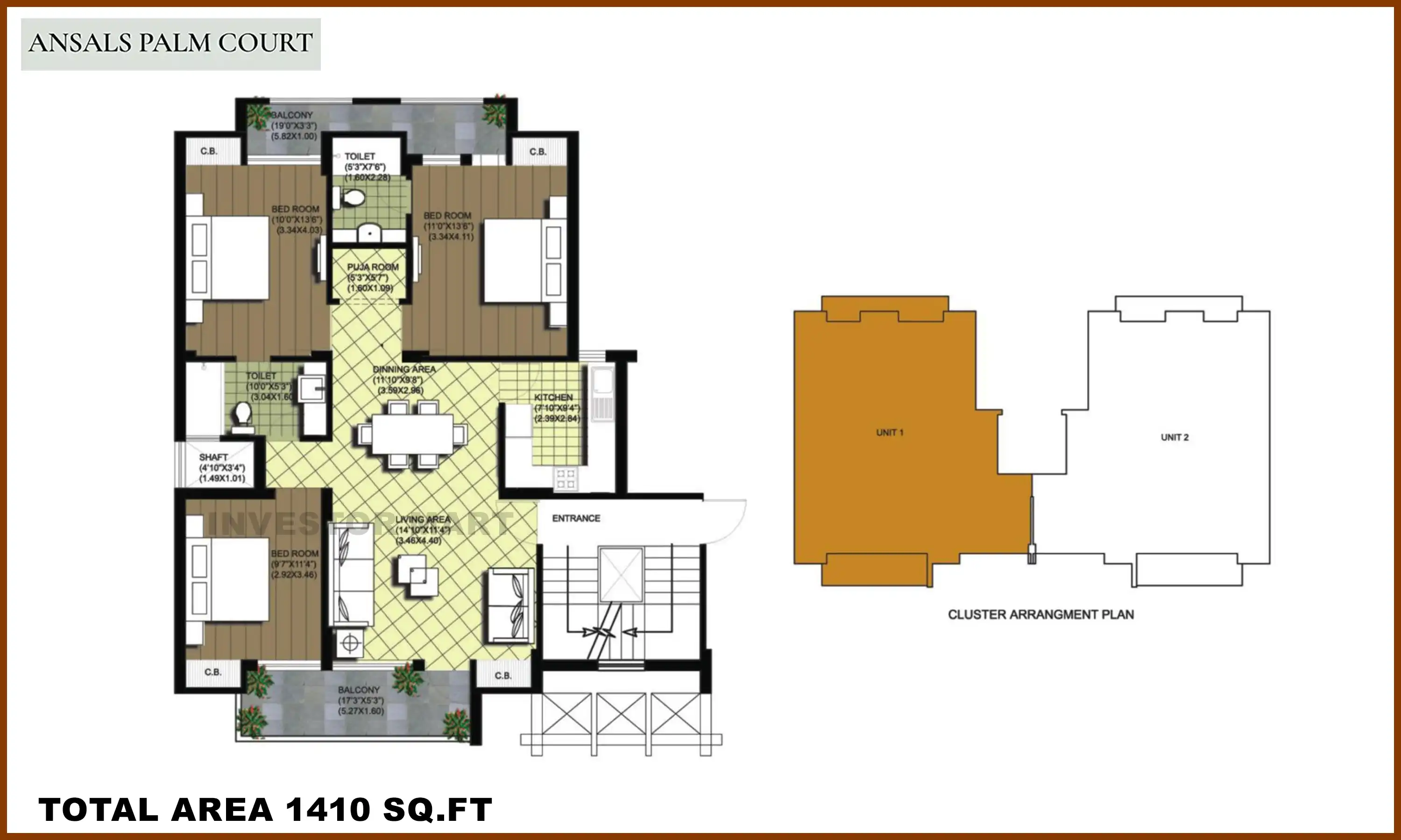1410 Sqft