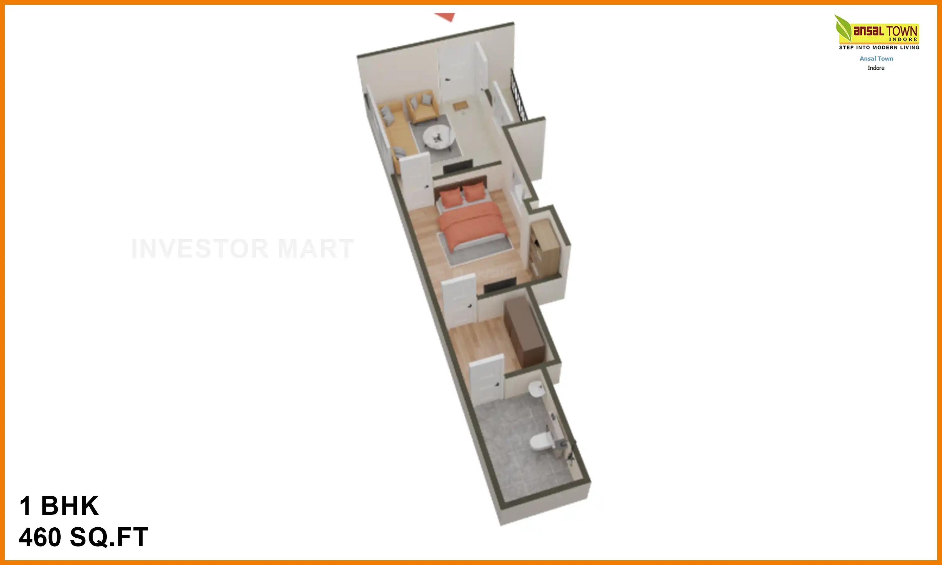 460 Sqft