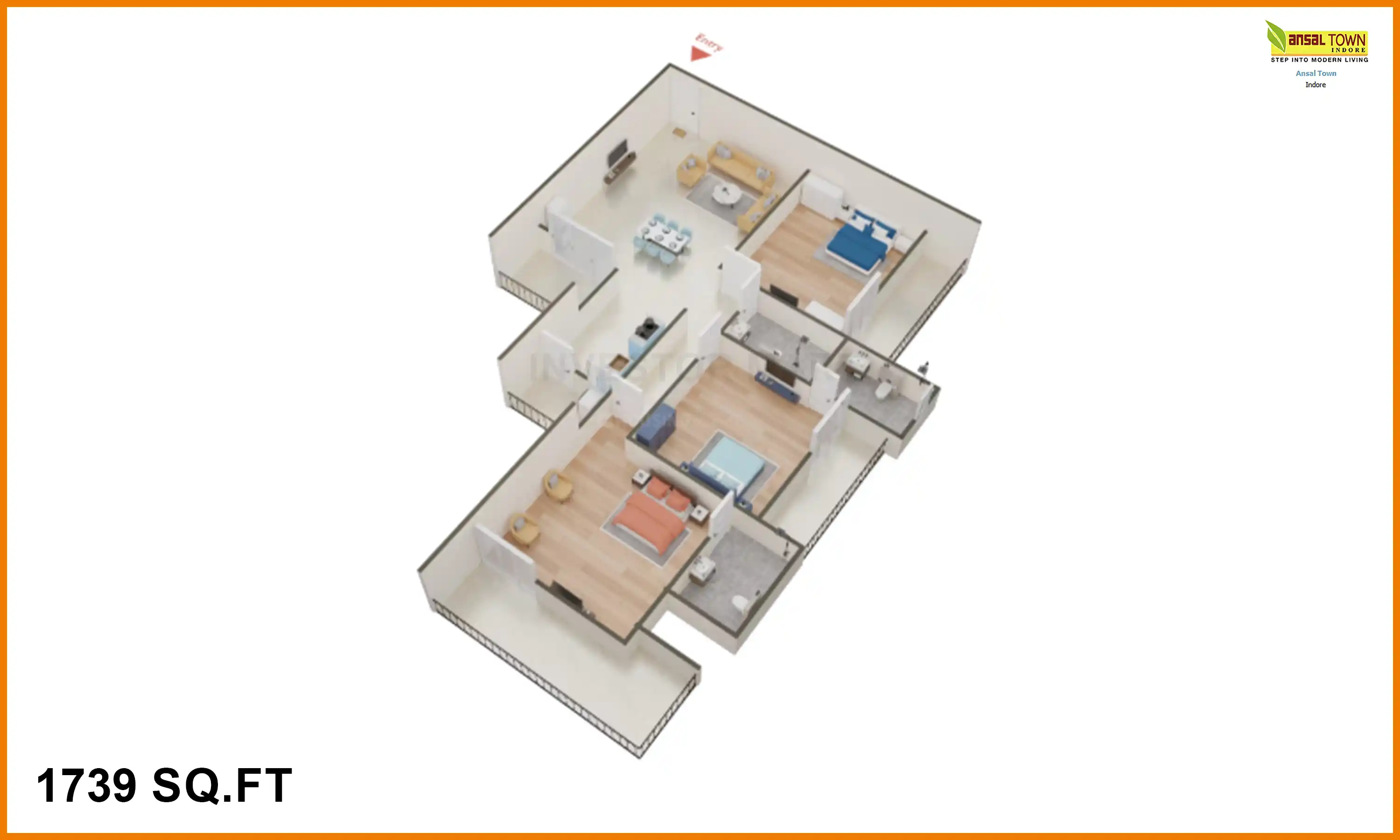 1739 Sqft