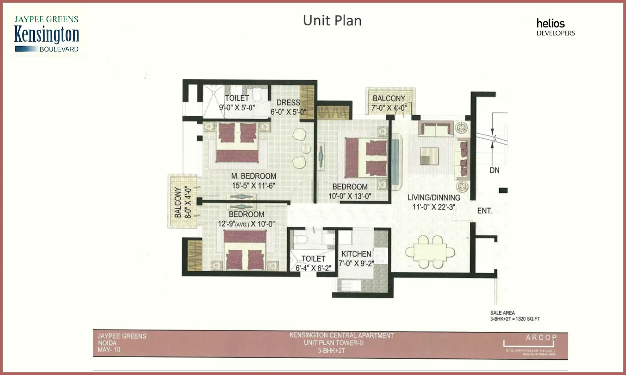 1320 Sqft