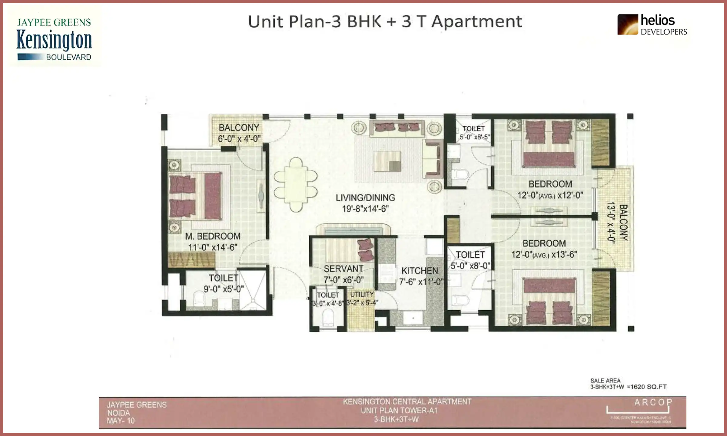 1620 Sqft