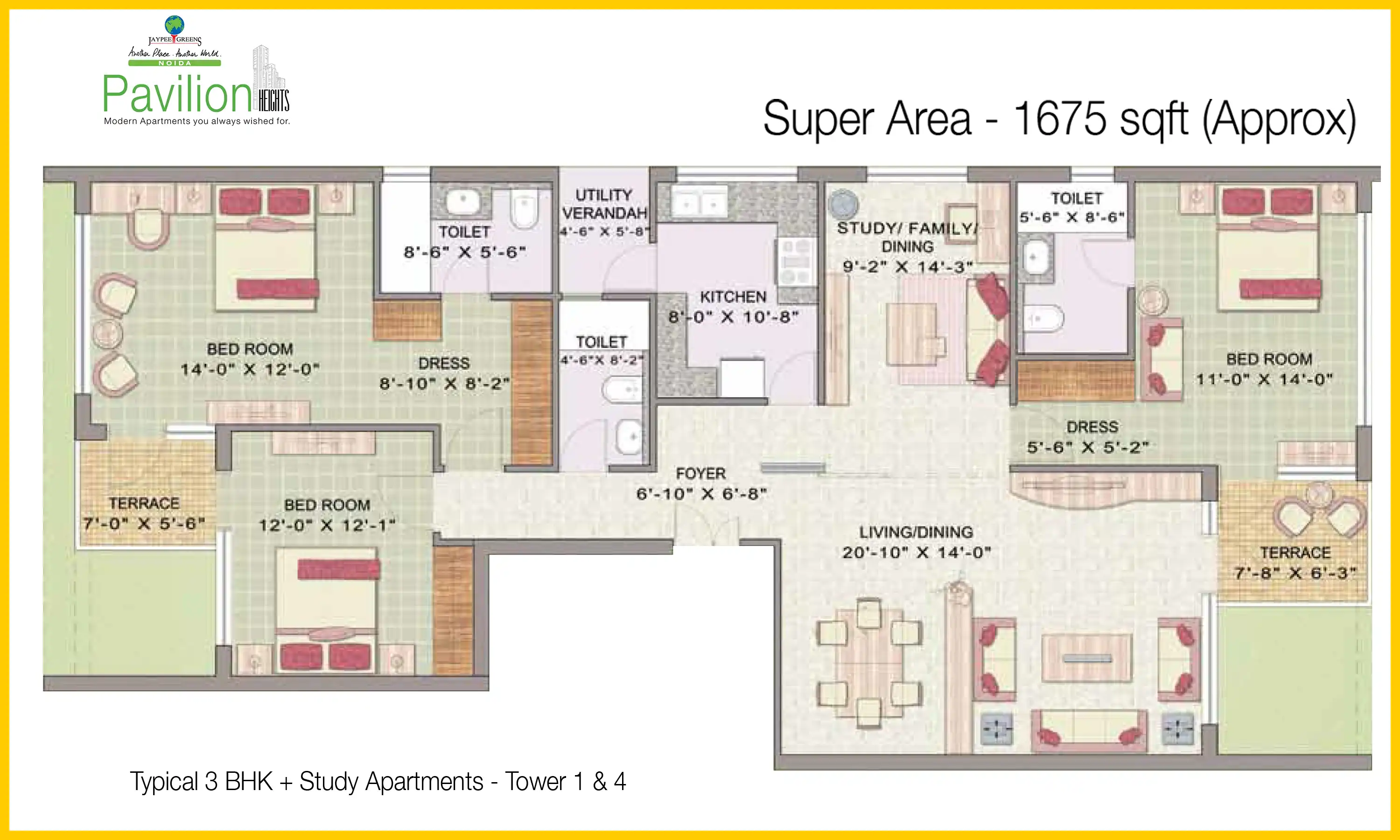 1675 Sqft