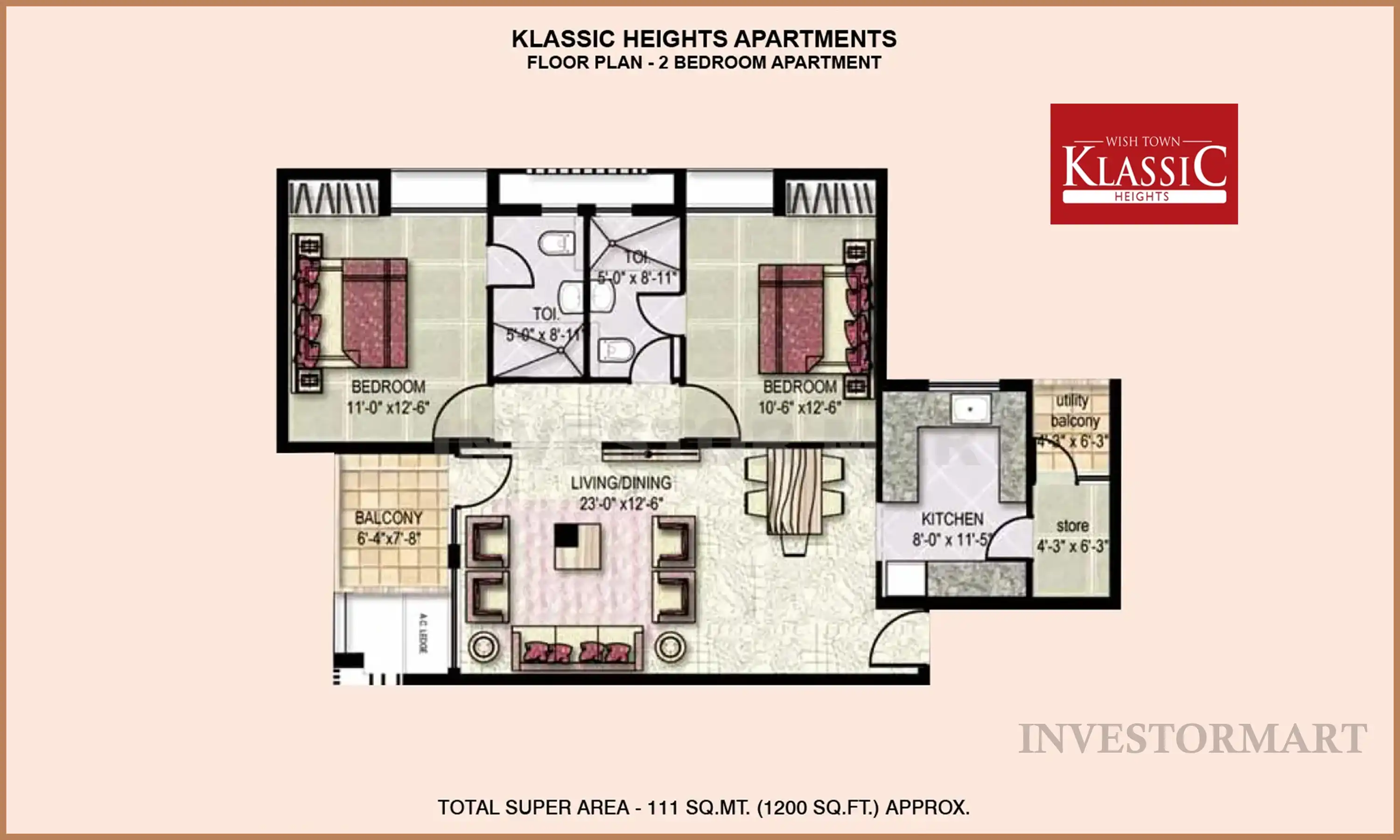 1200 Sqft