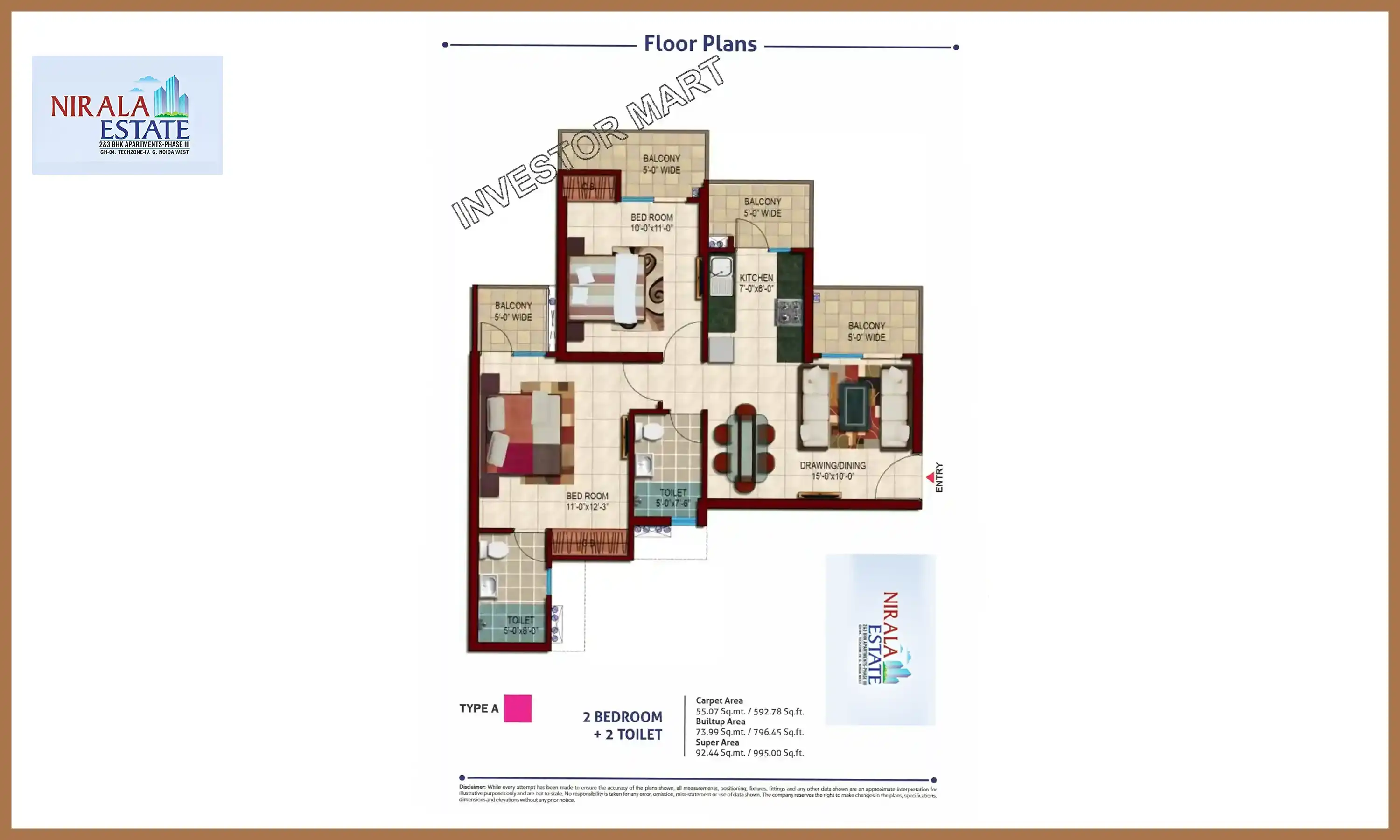 995 Sqft