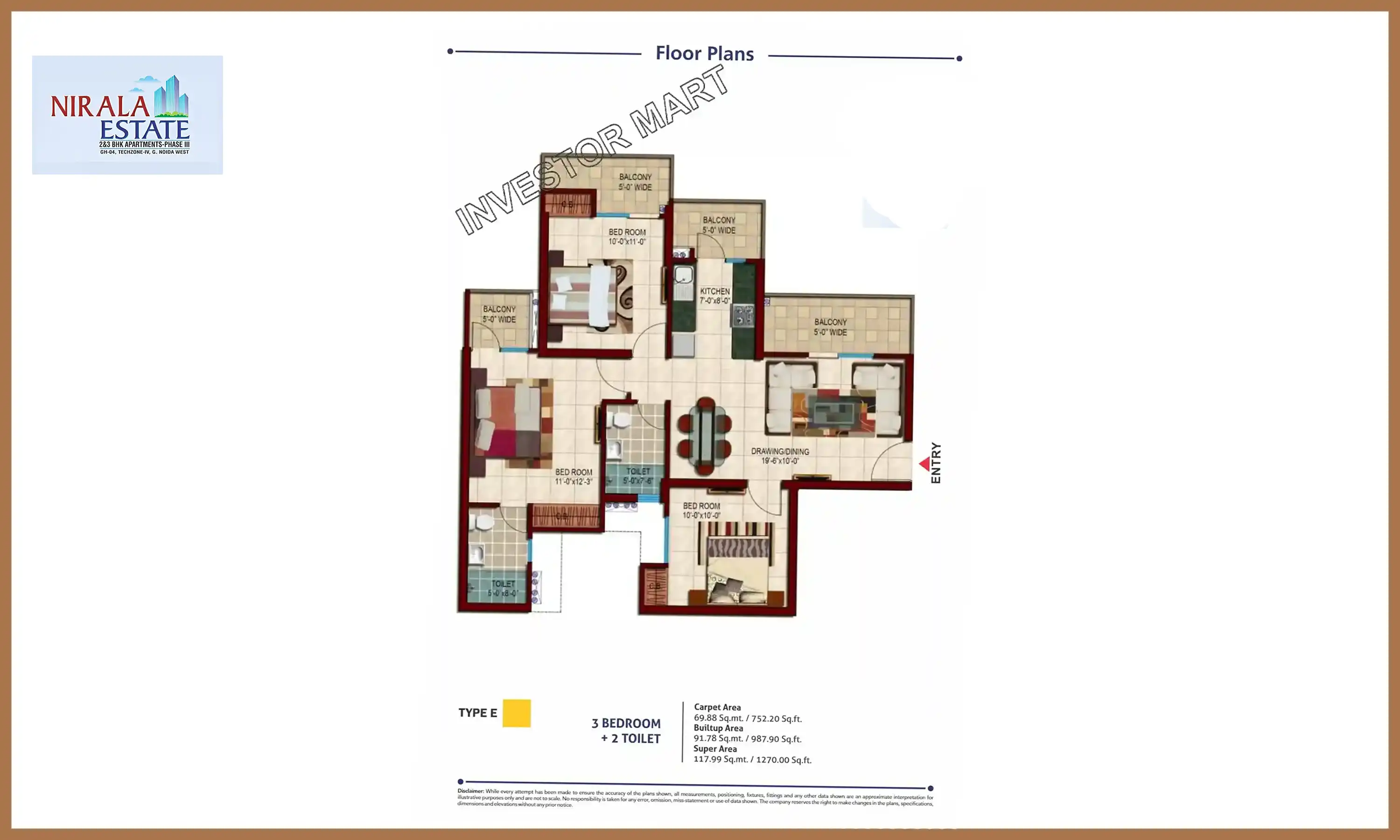 1270 Sqft