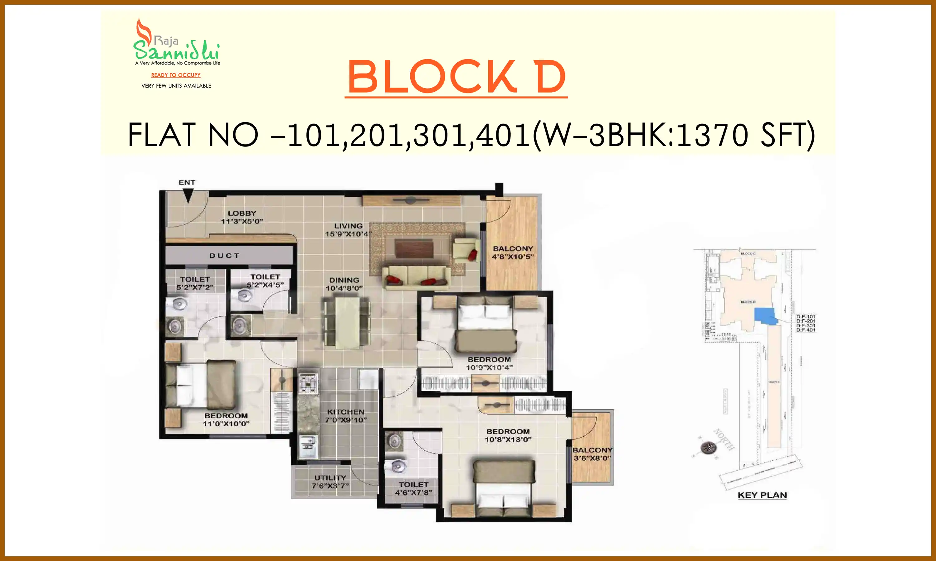 1370 Sqft