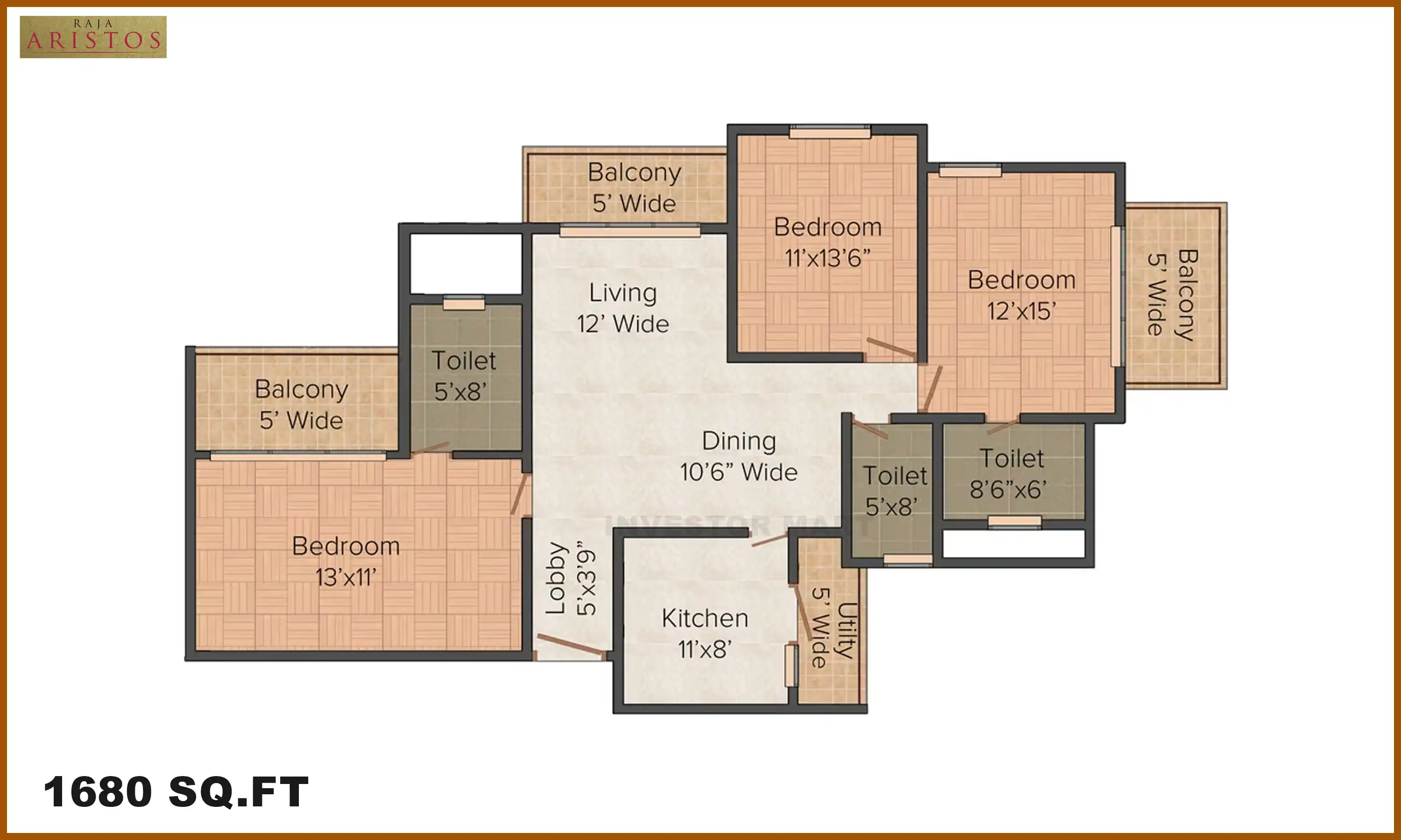 1680 Sqft