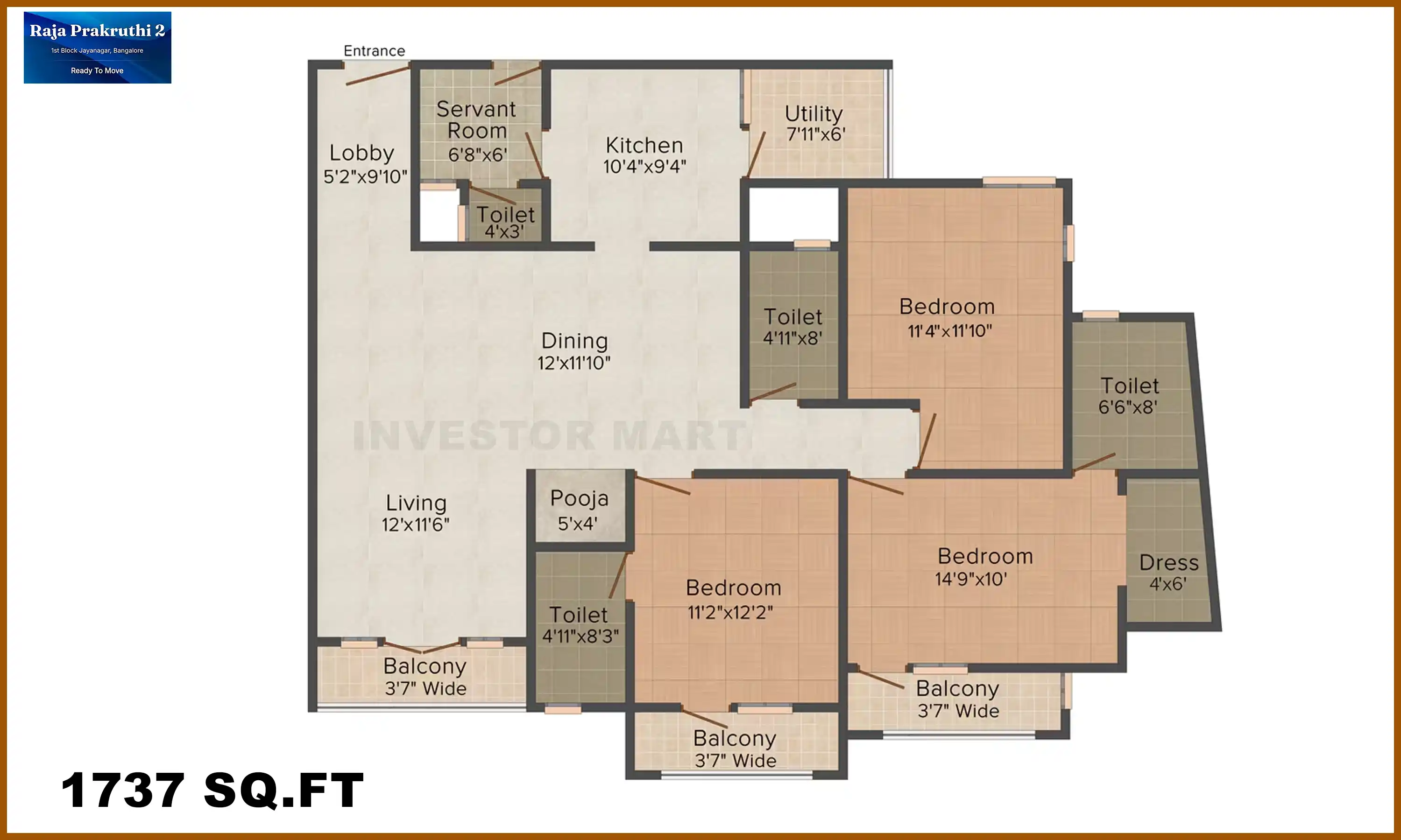 1737 Sqft
