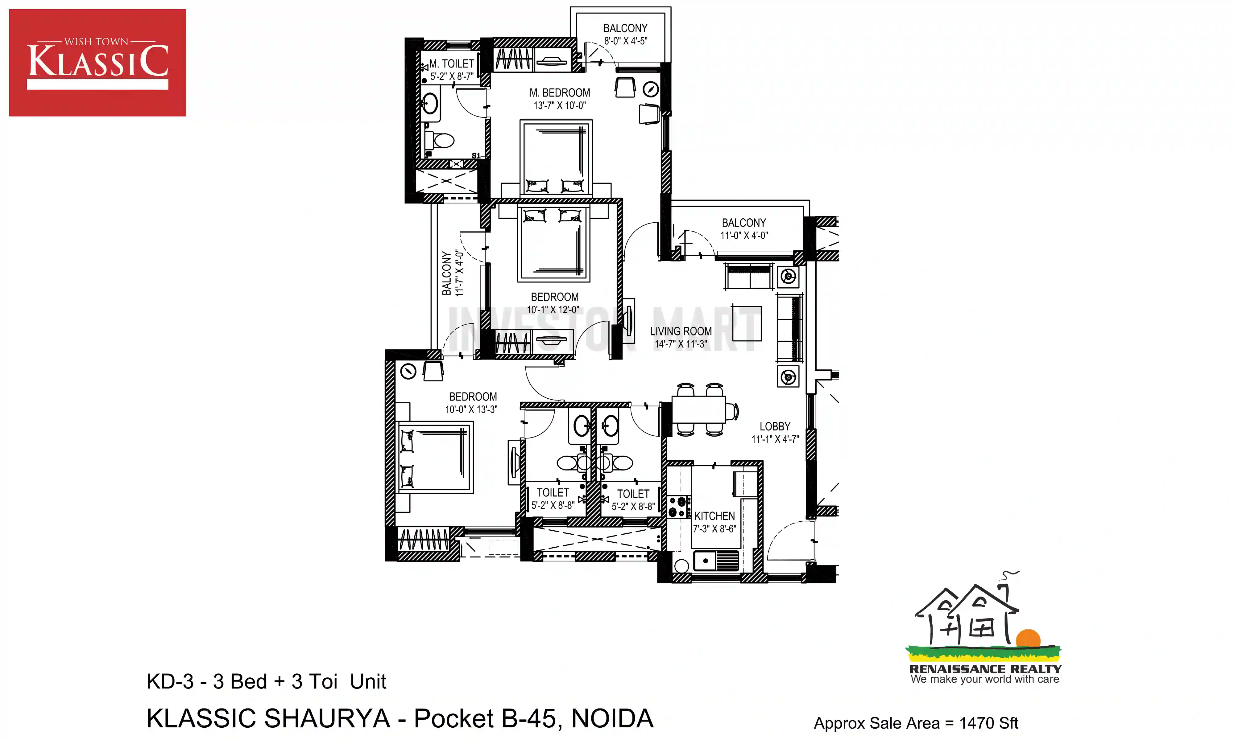 1470 Sqft