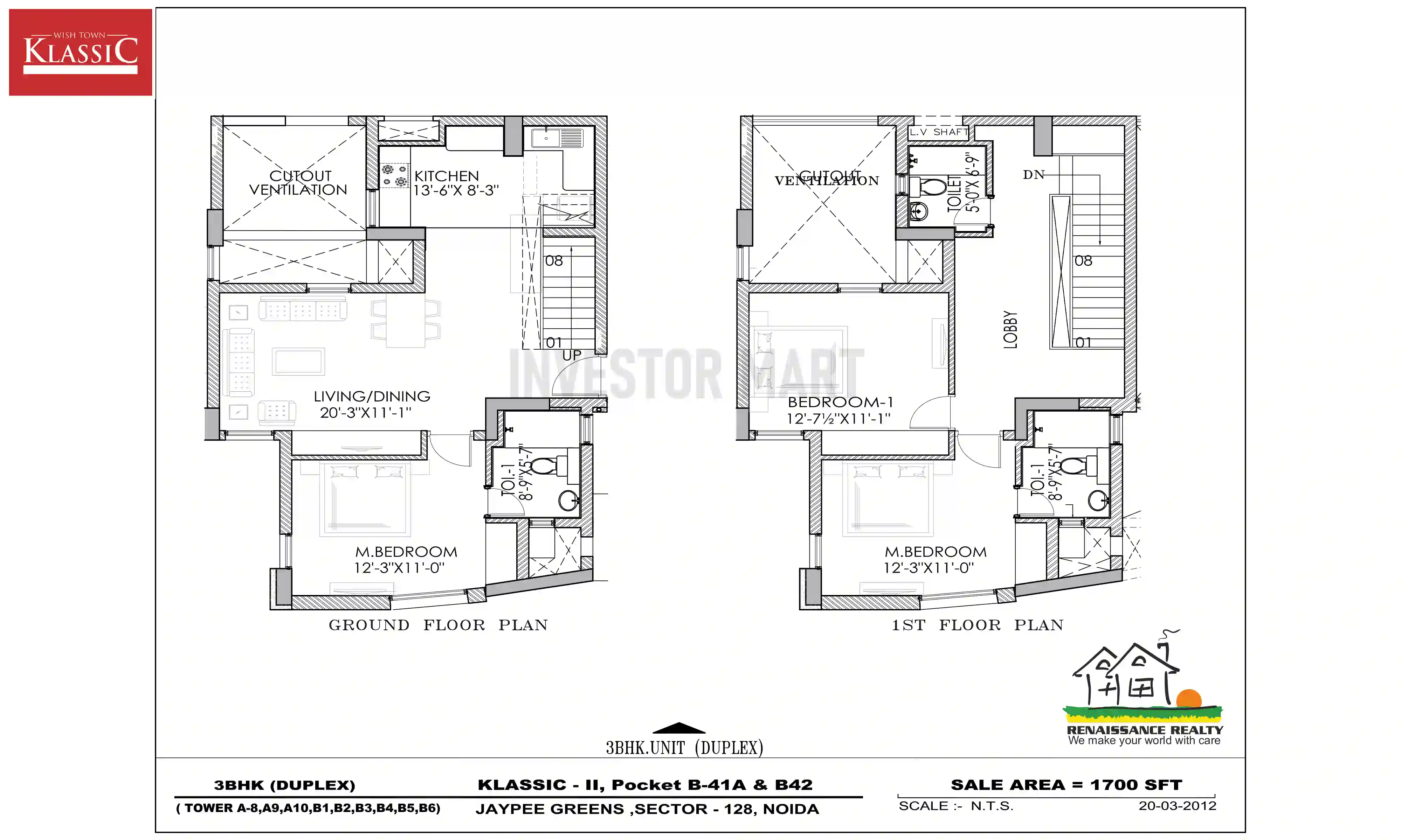 1700 Sqft