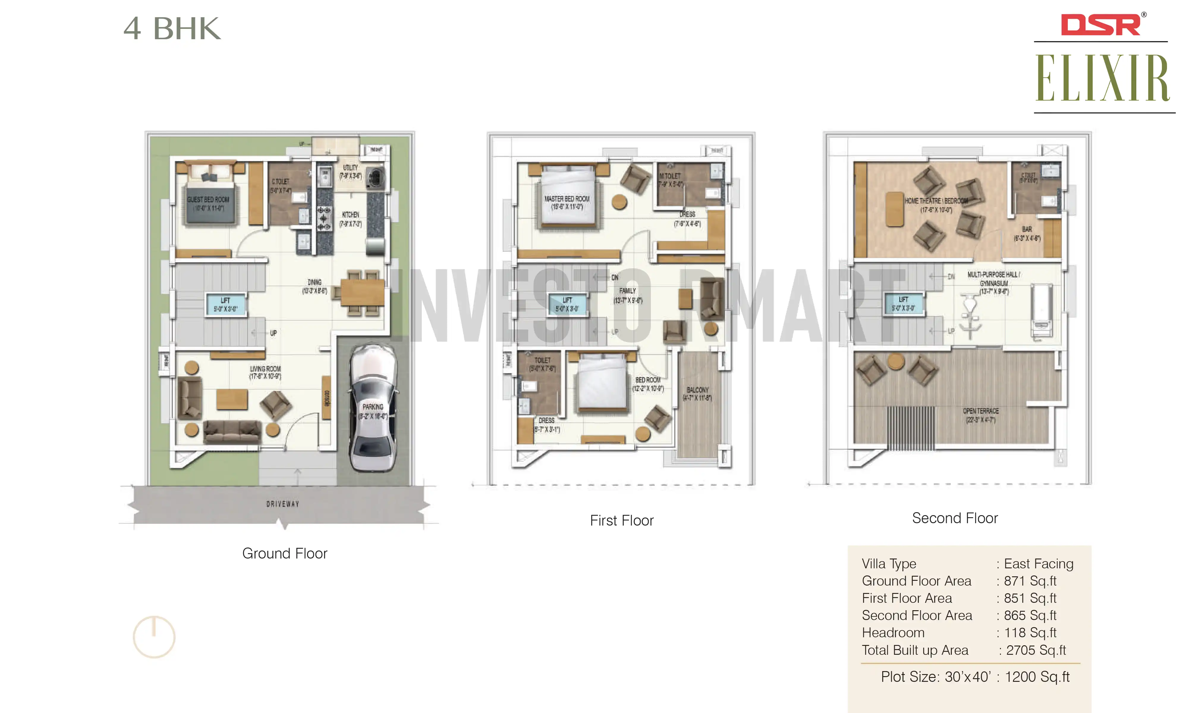 2705 Sqft