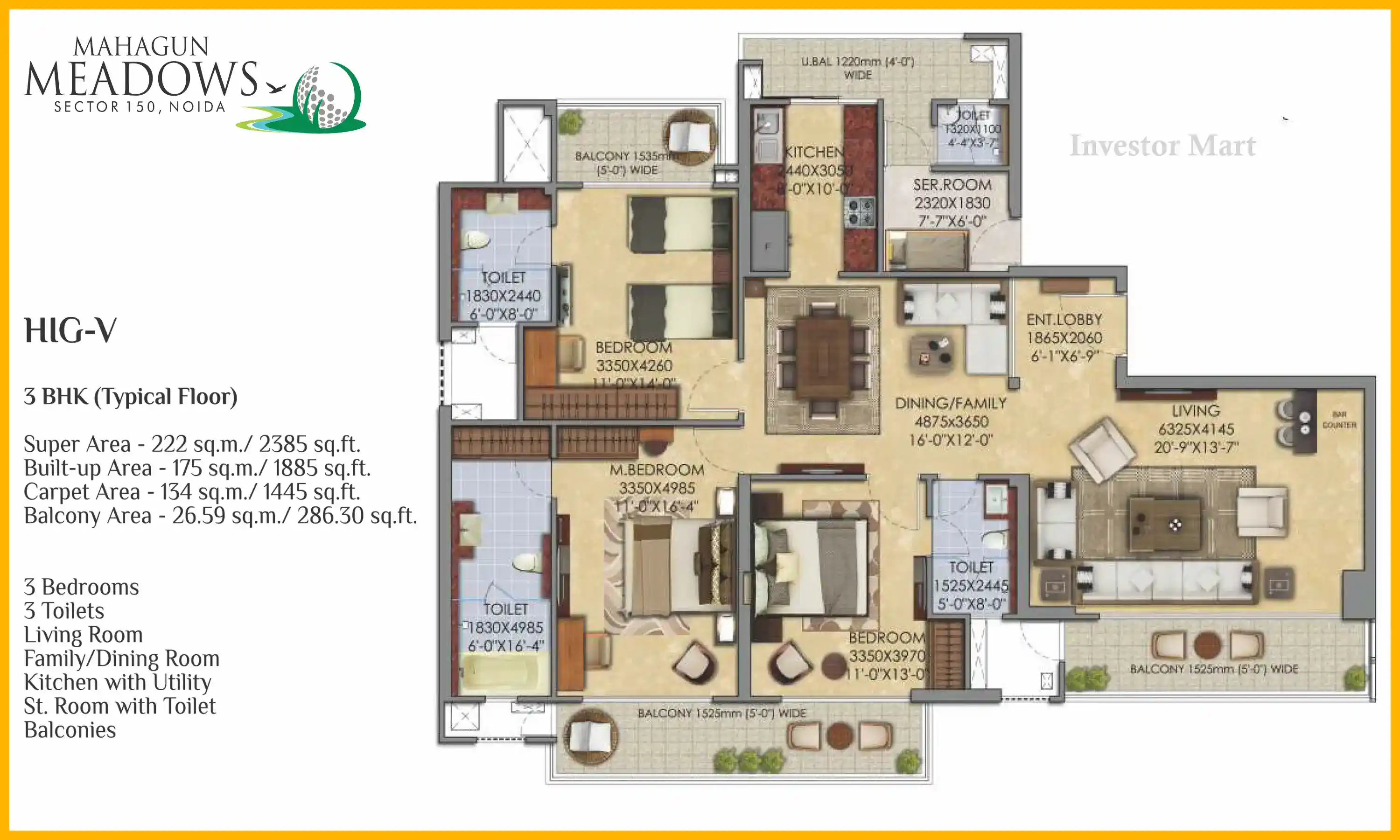 2385 Sqft