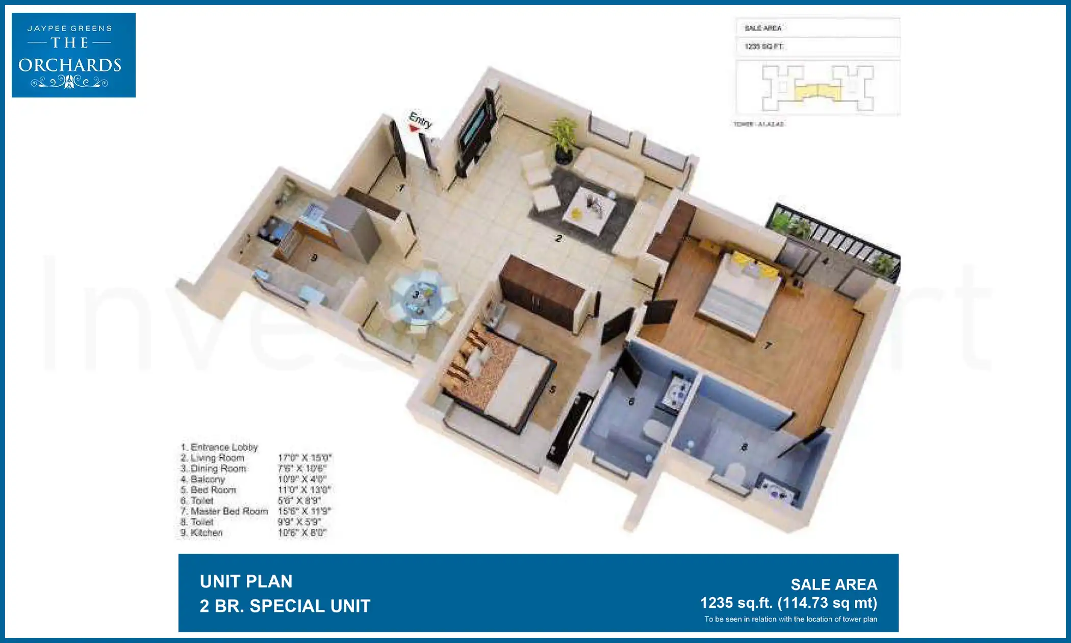 1235 Sqft