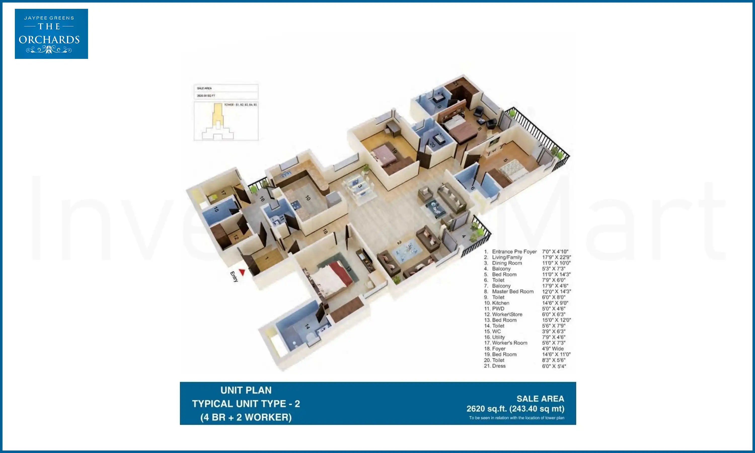 2620 Sqft
