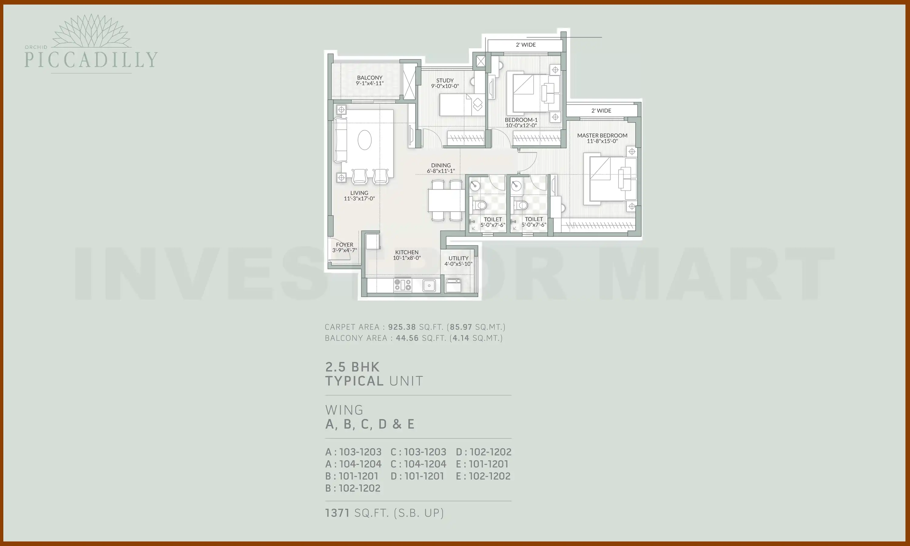 1371 Sqft