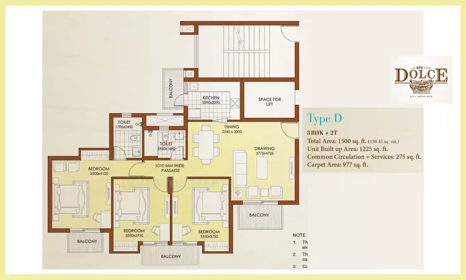 1500 Sqft