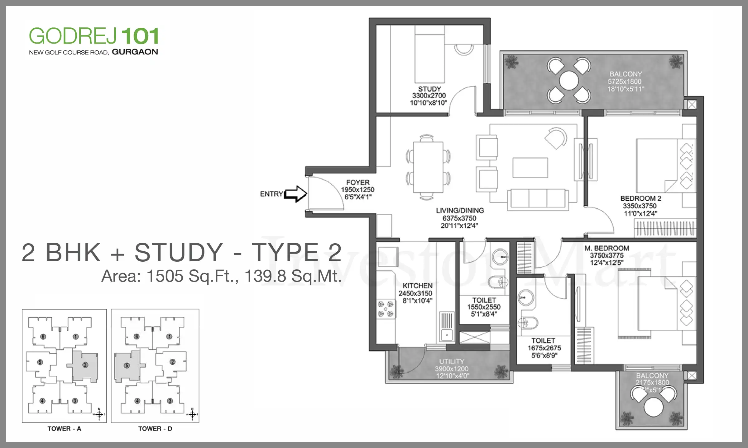 1505 Sqft