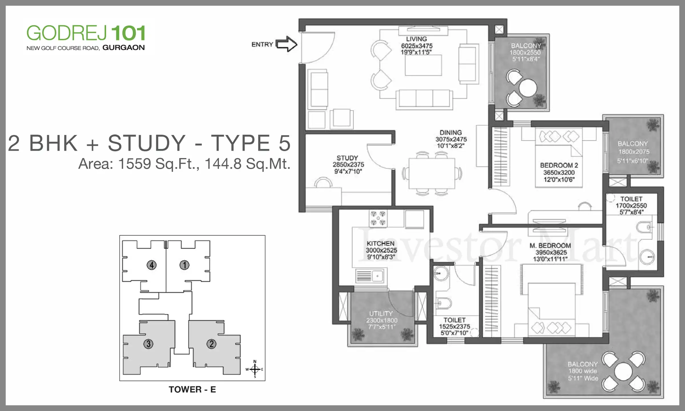 1559 Sqft