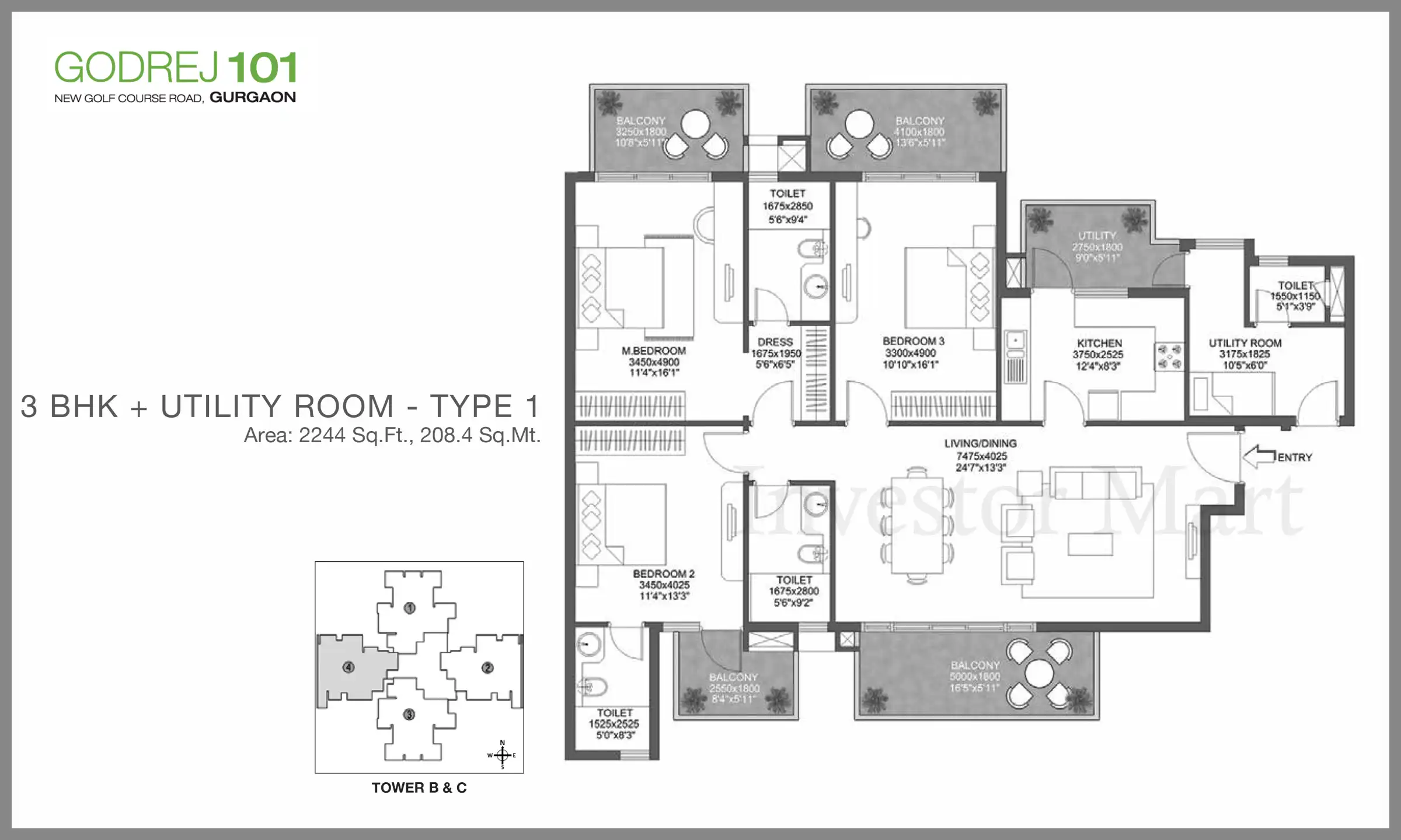 2244 Sqft