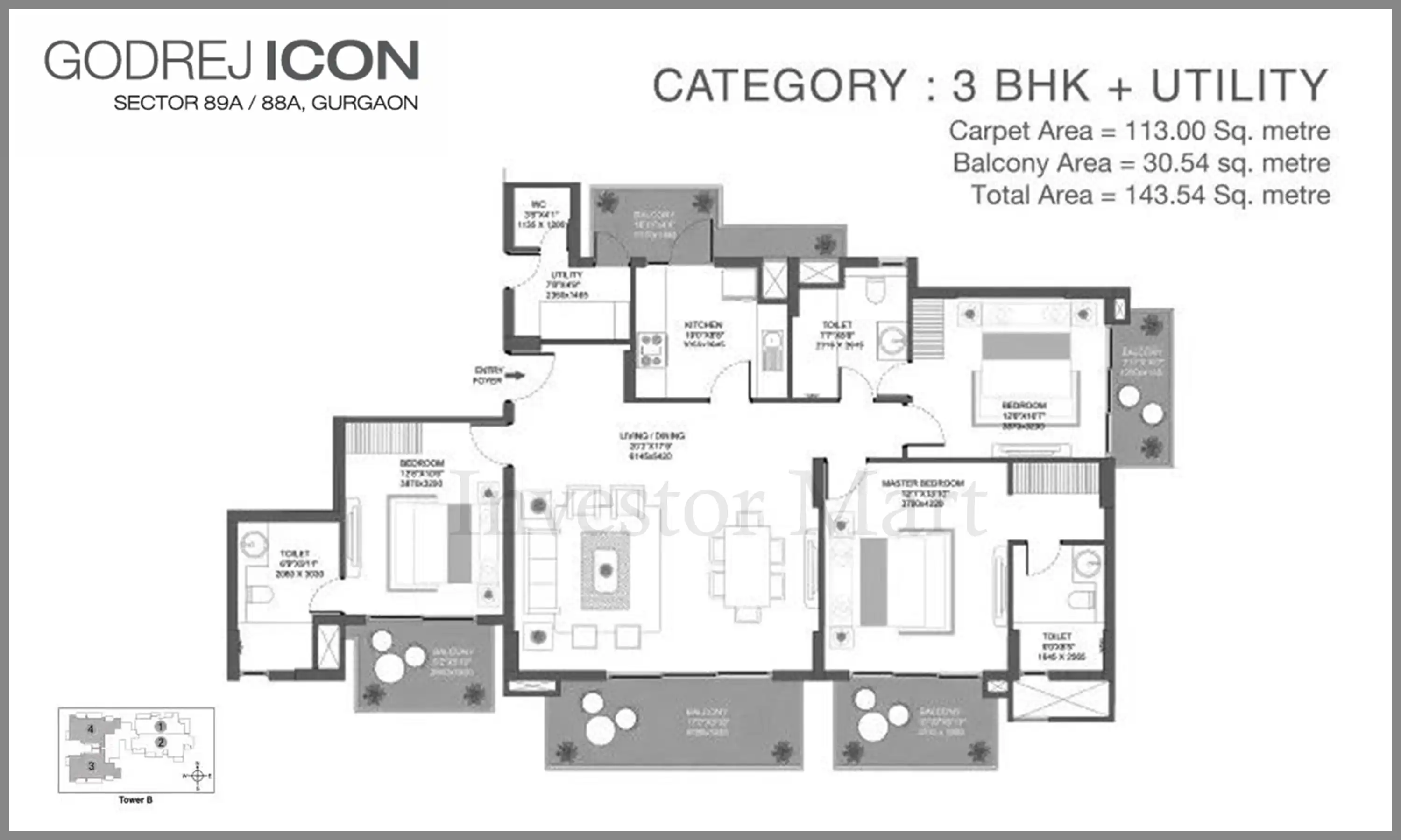 1545 Sqft