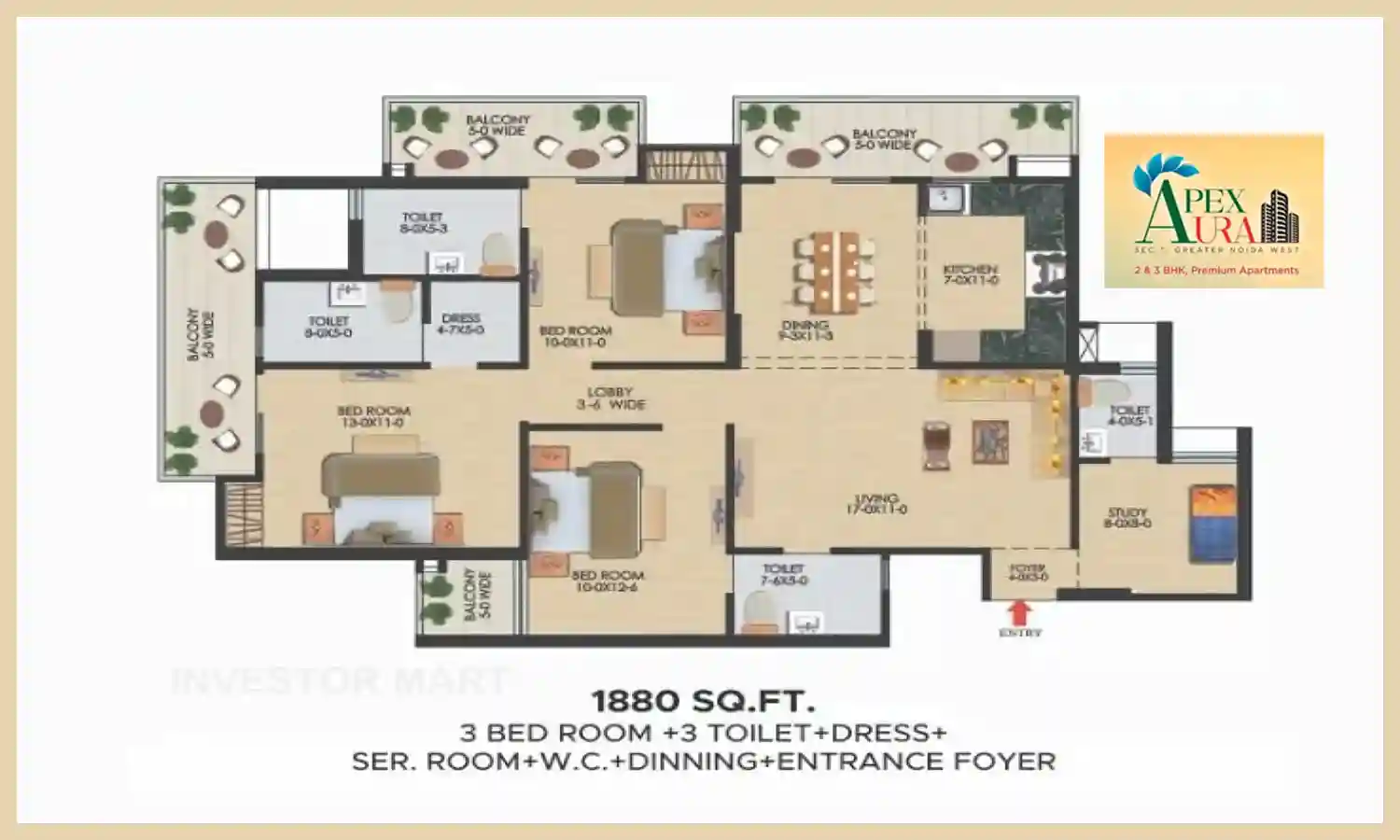 1880 Sqft
