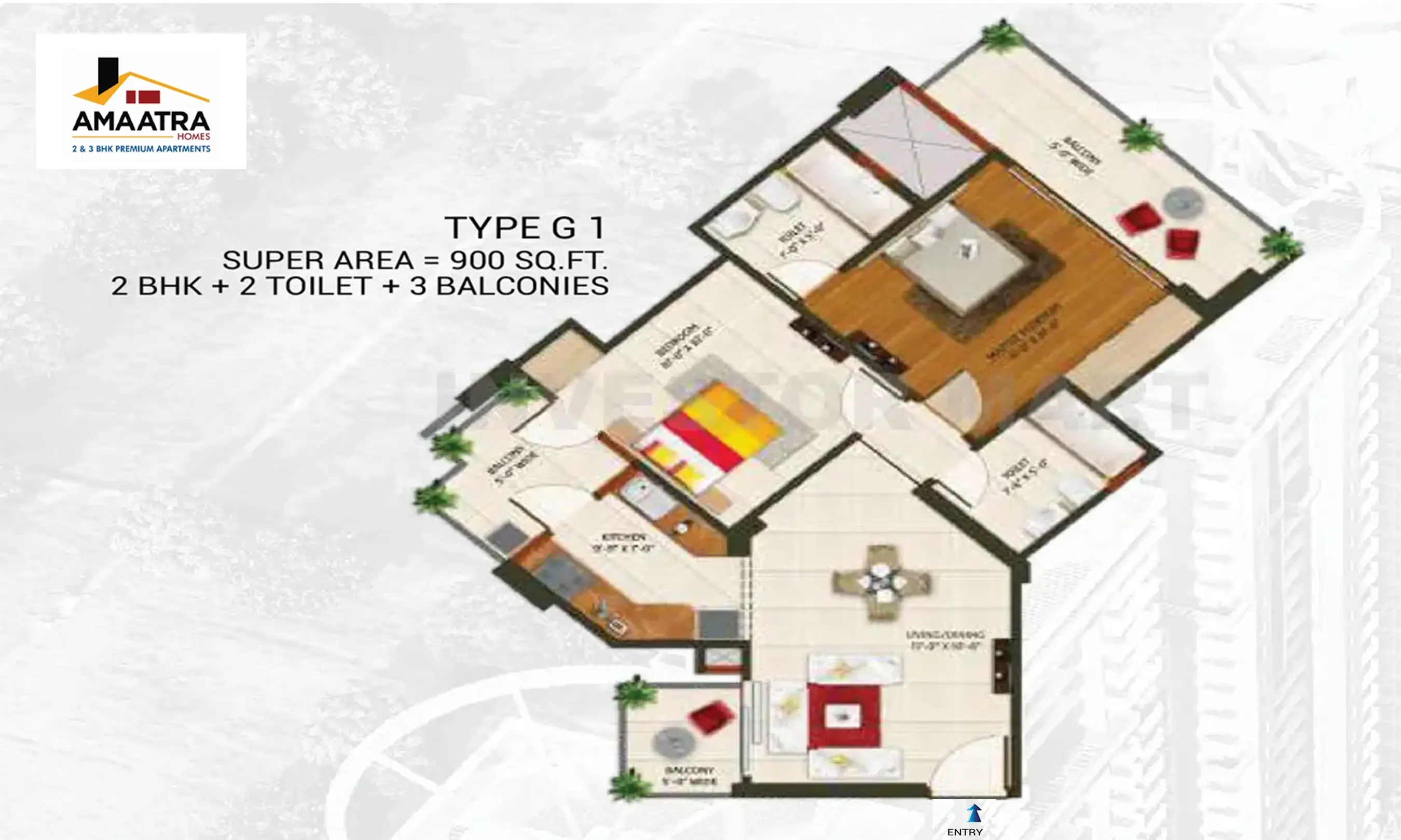 900 Sqft