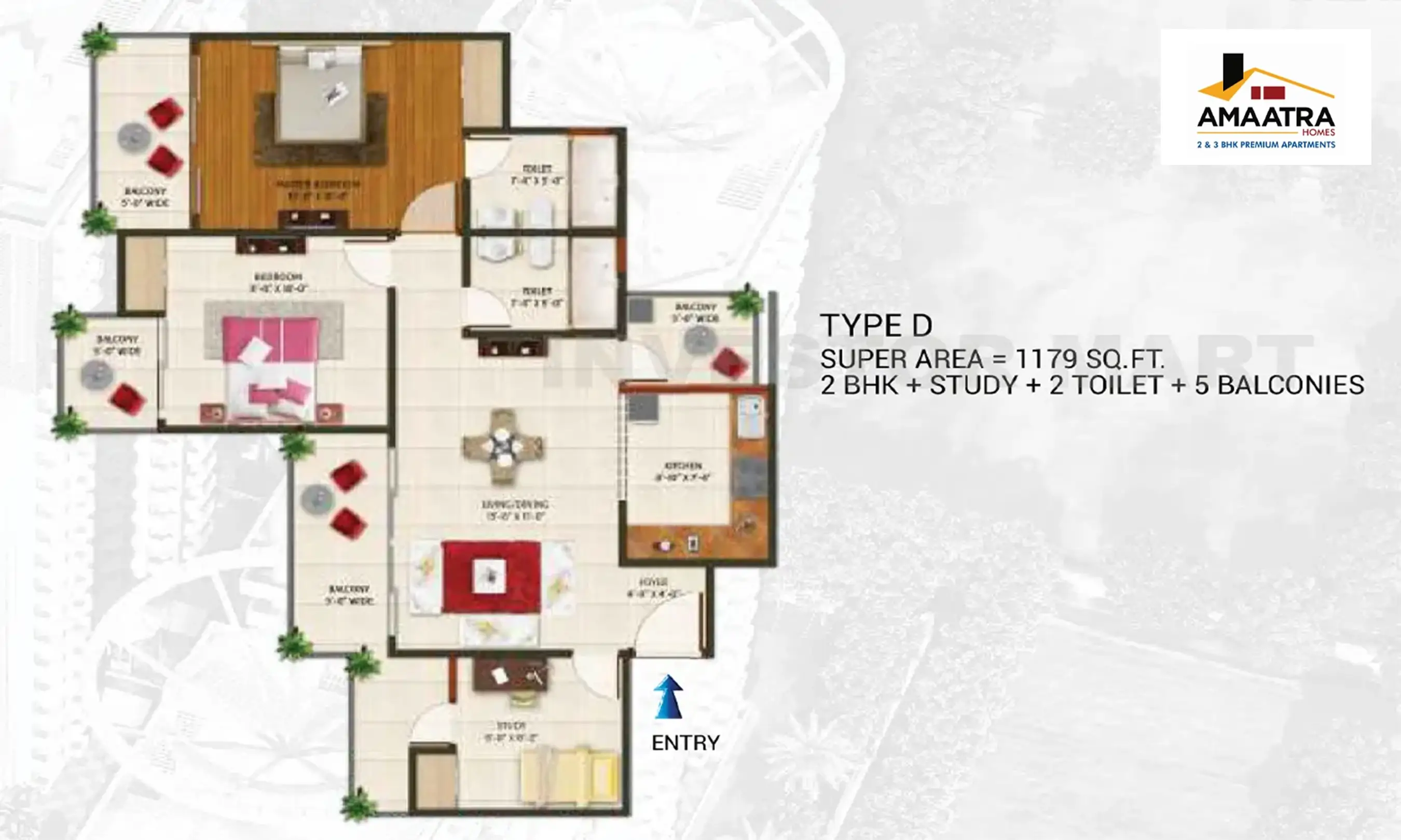 1179 Sqft