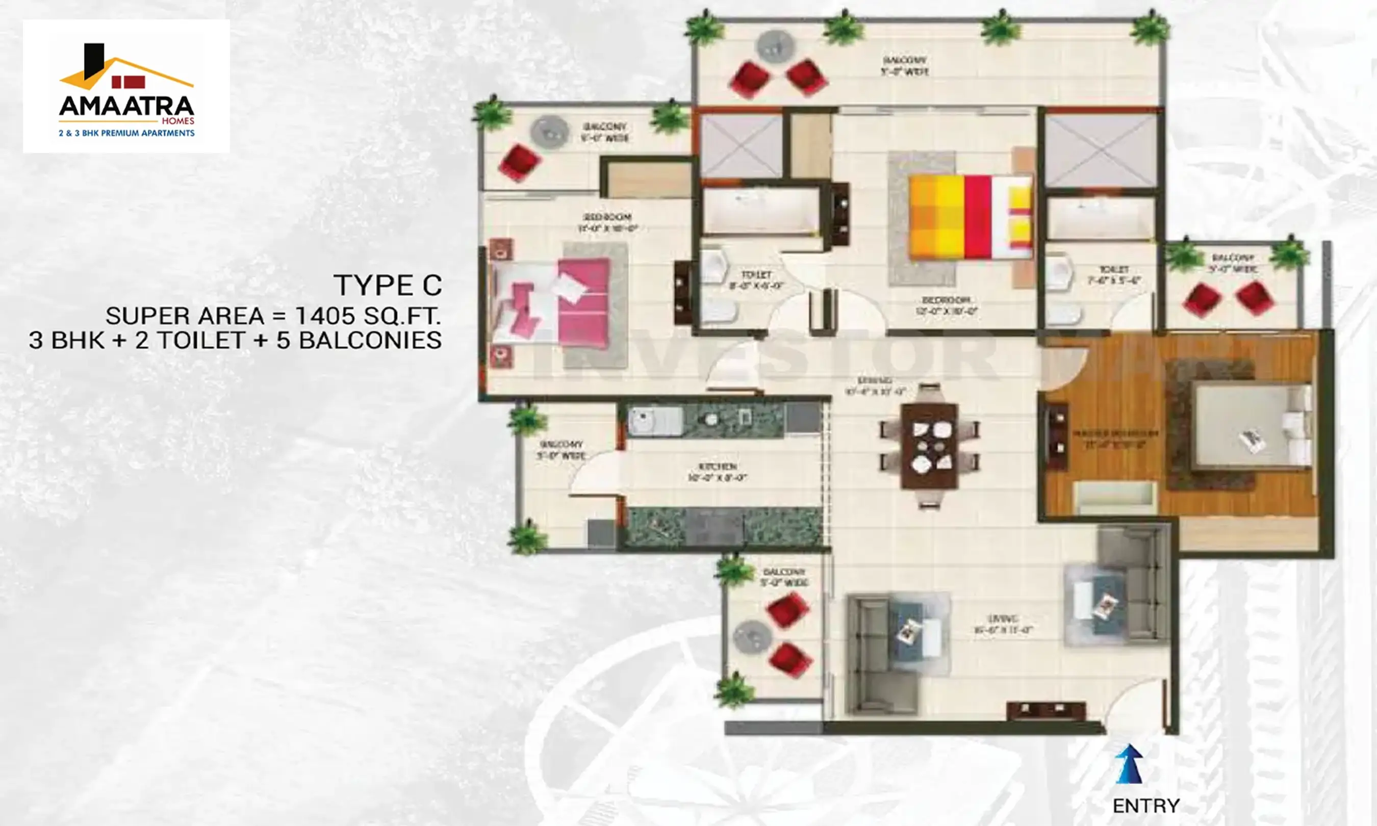 1405 Sqft