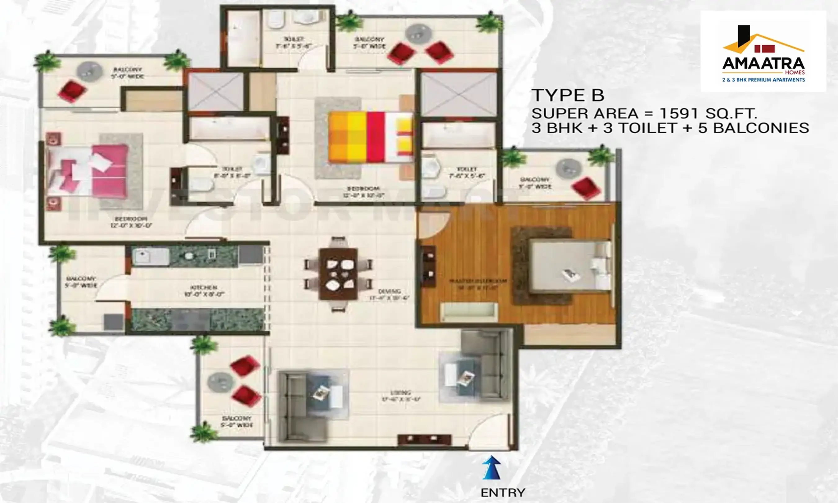1591 Sqft