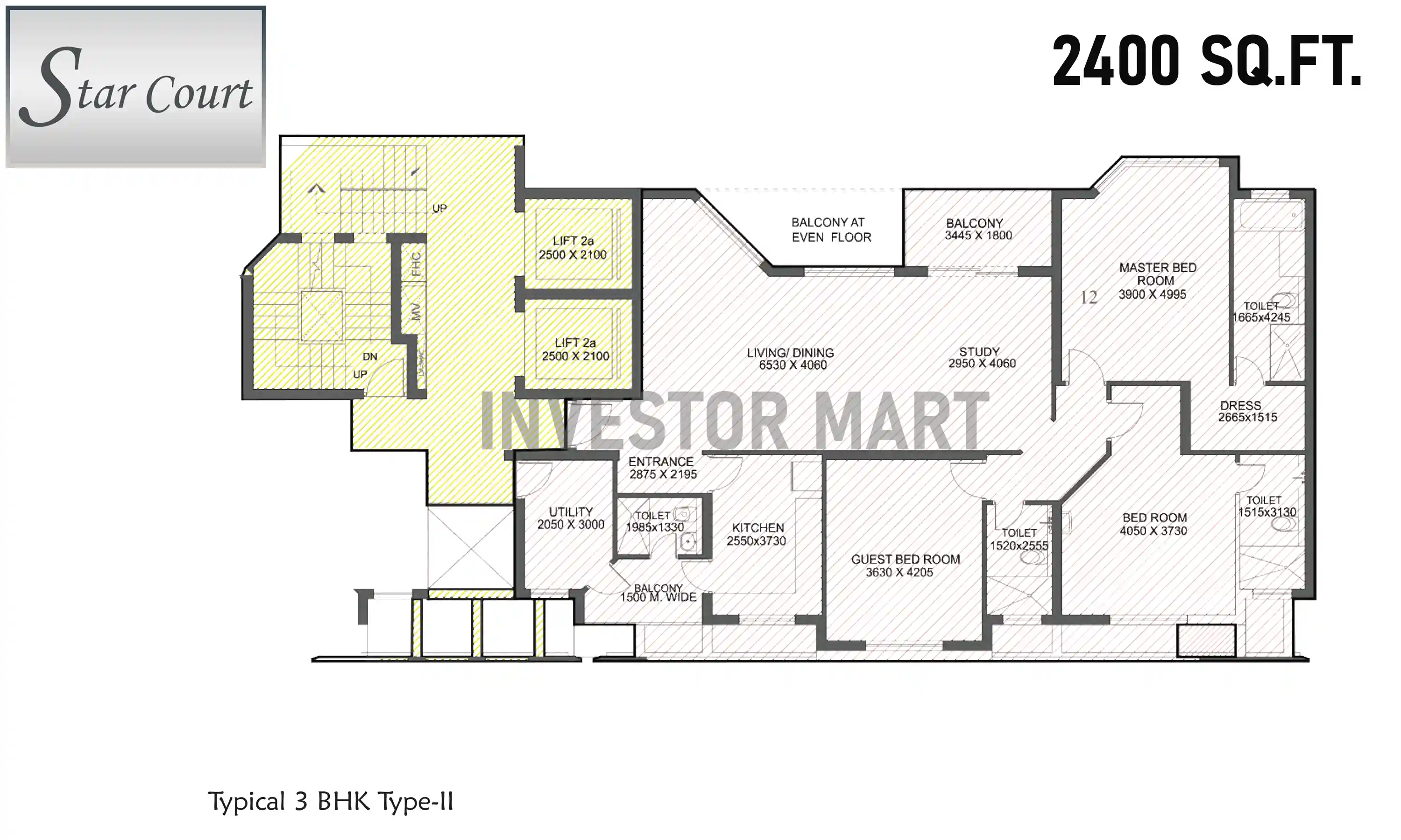 2400 Sqft