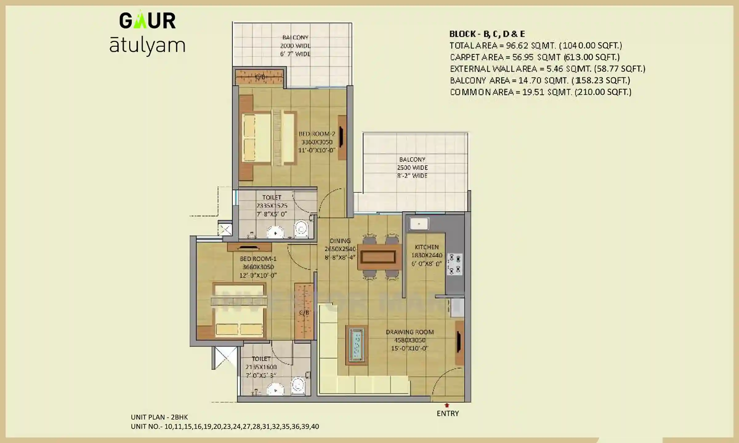 1040 Sqft
