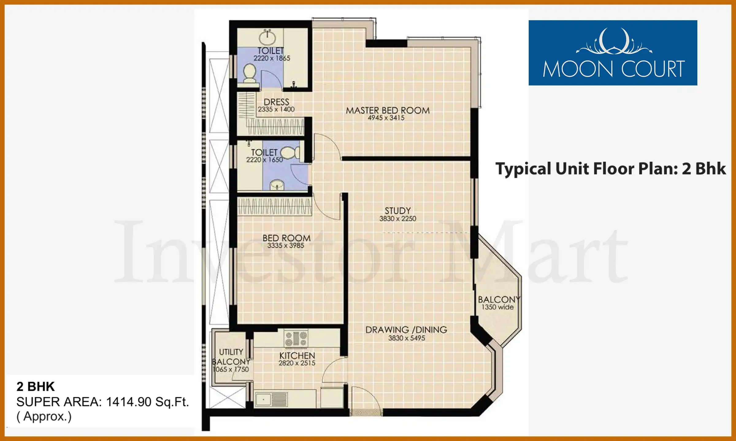 1414 Sqft