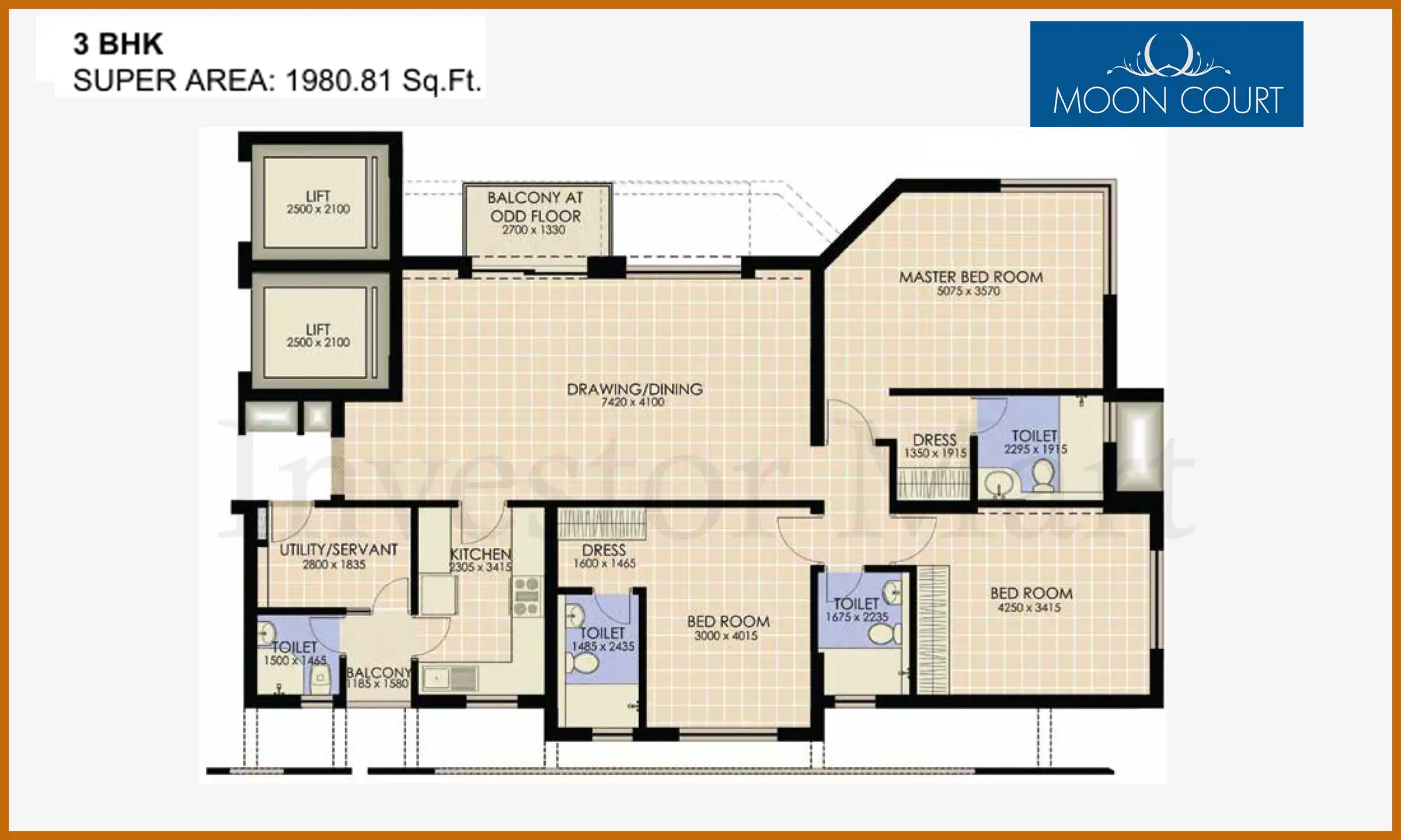 1980 Sqft