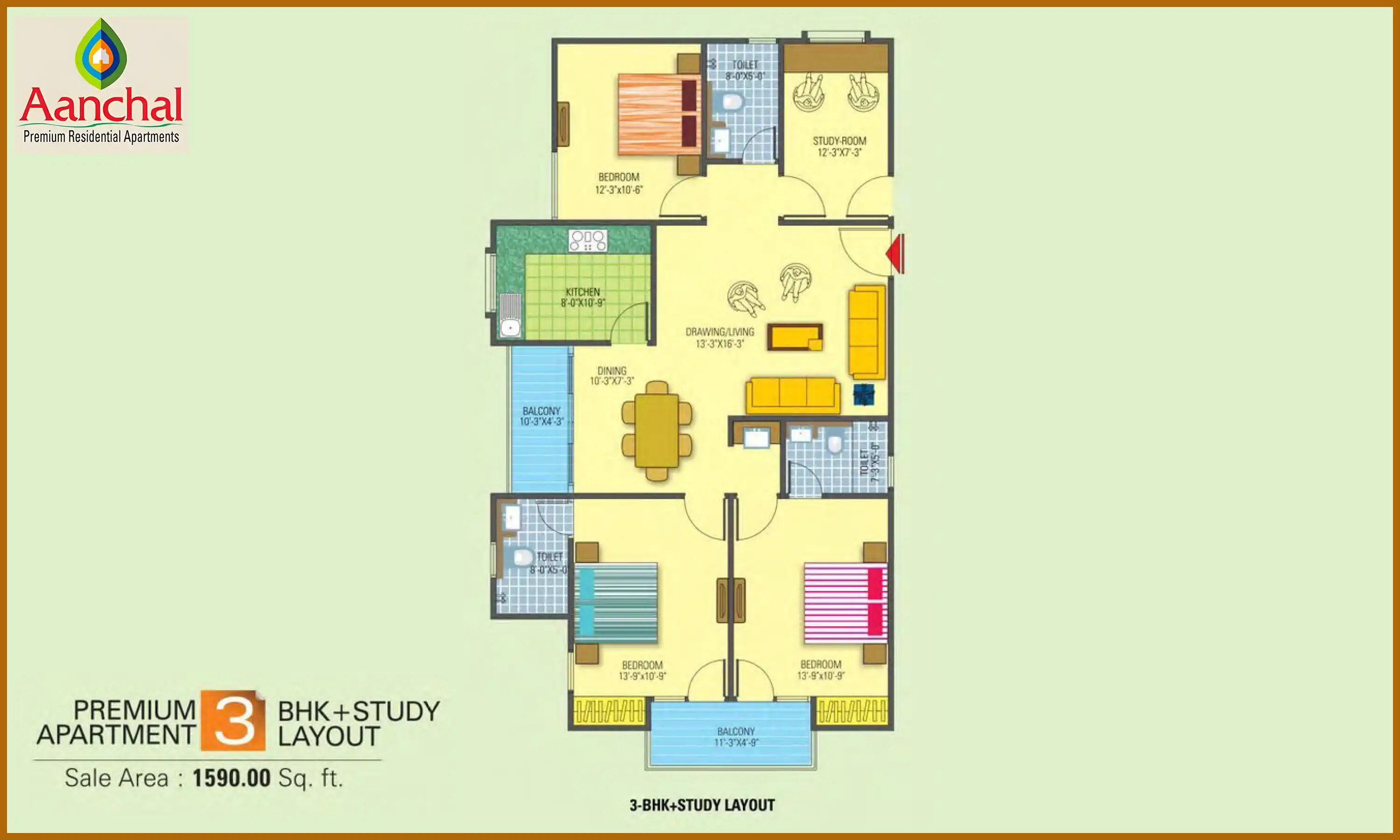 1590 Sqft