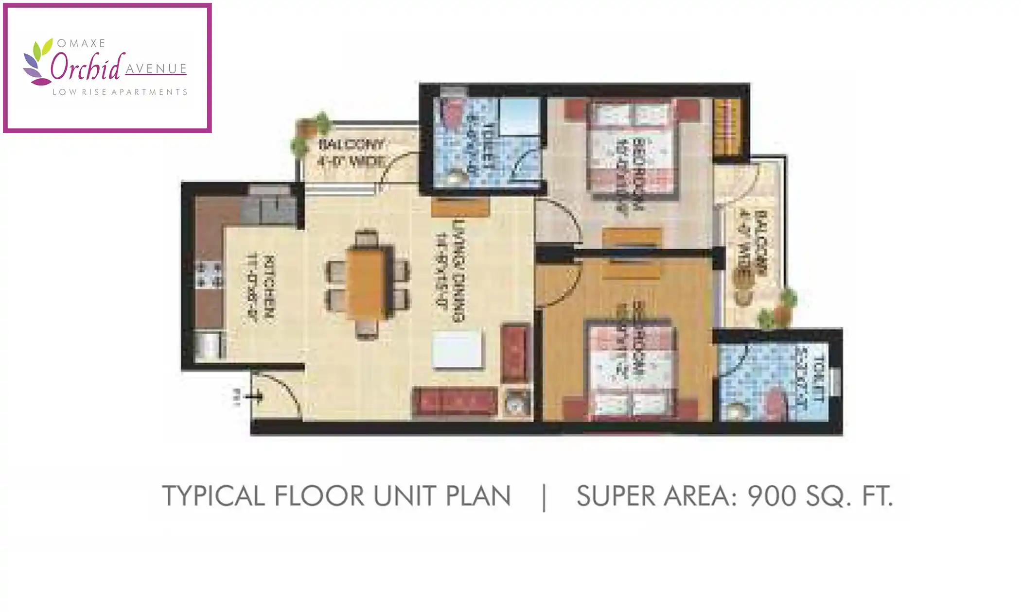 900 Sqft