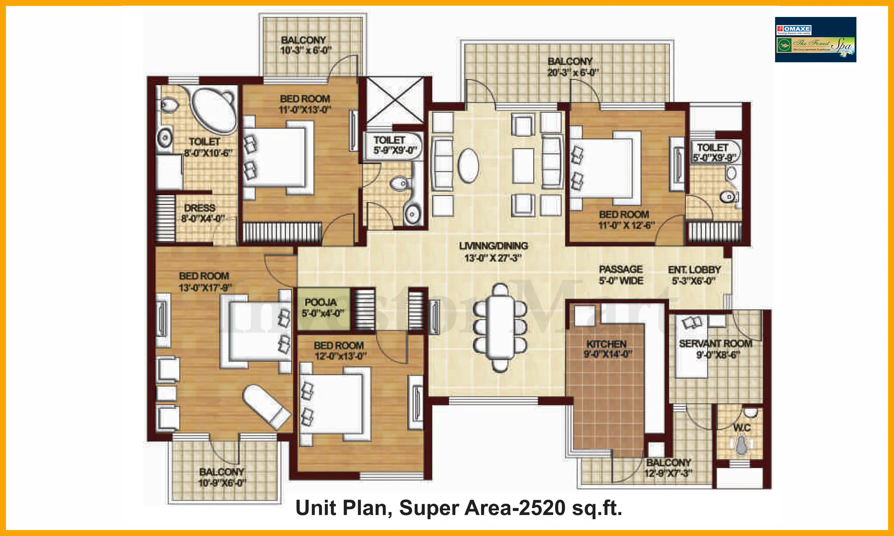 2520 Sqft
