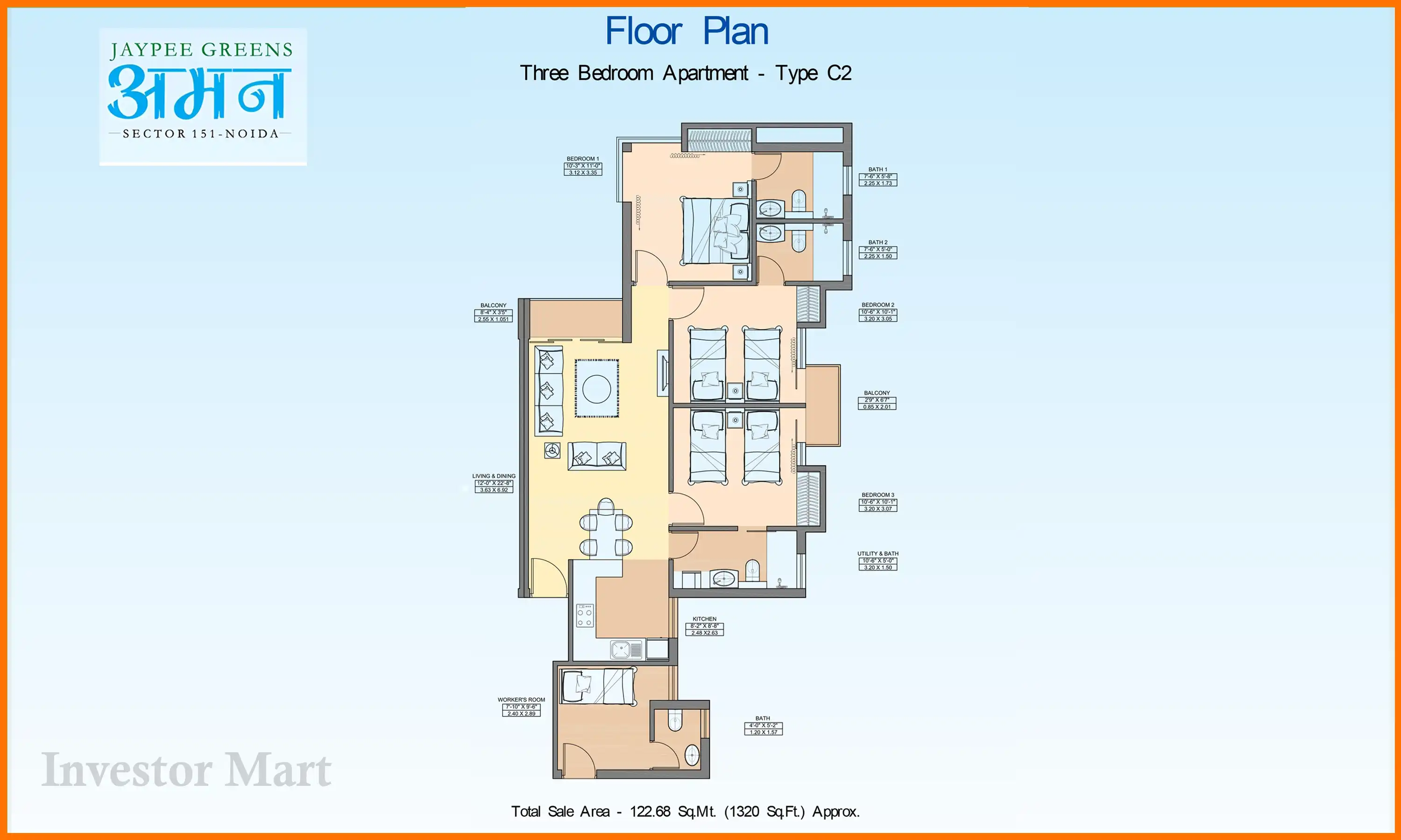 1320 Sqft