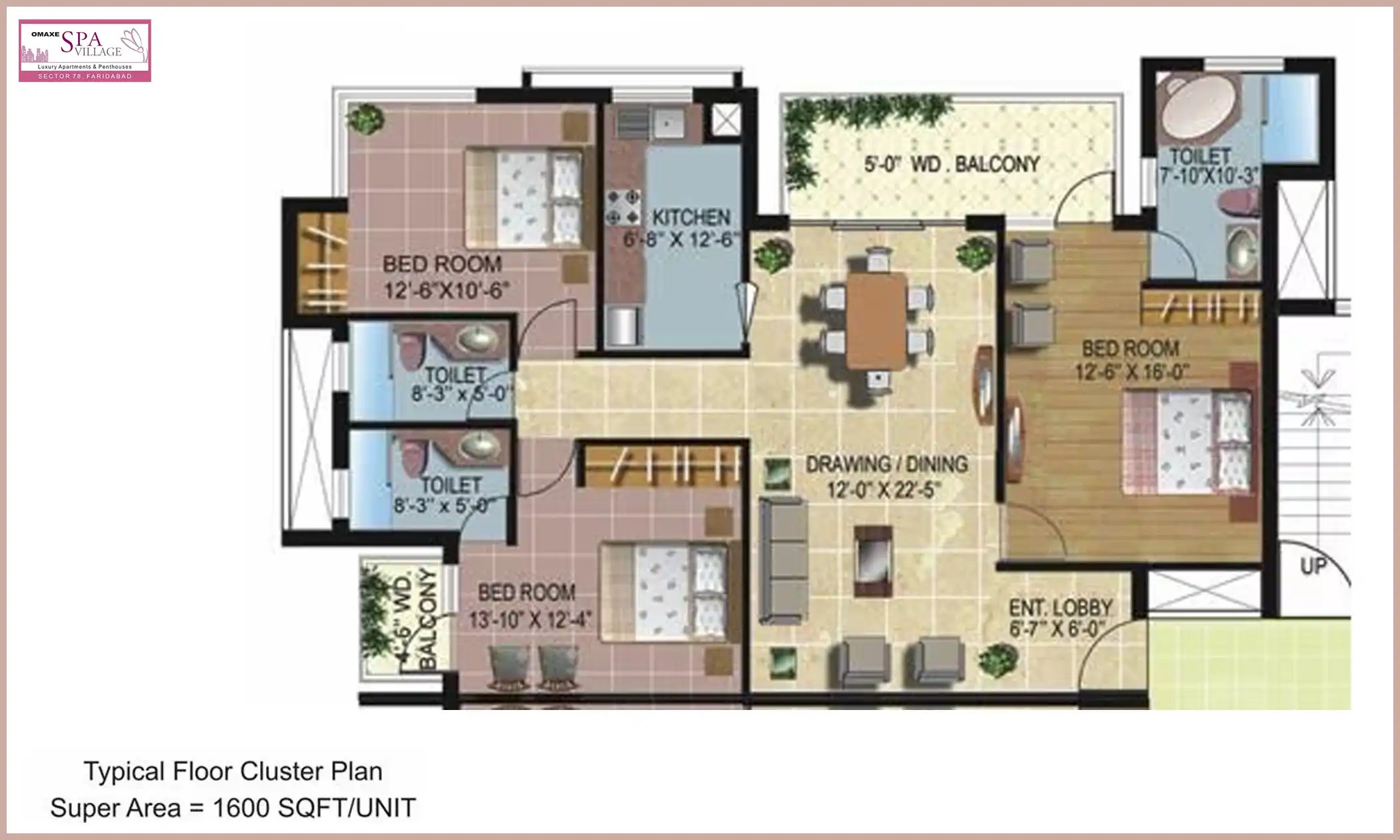 1600 Sqft