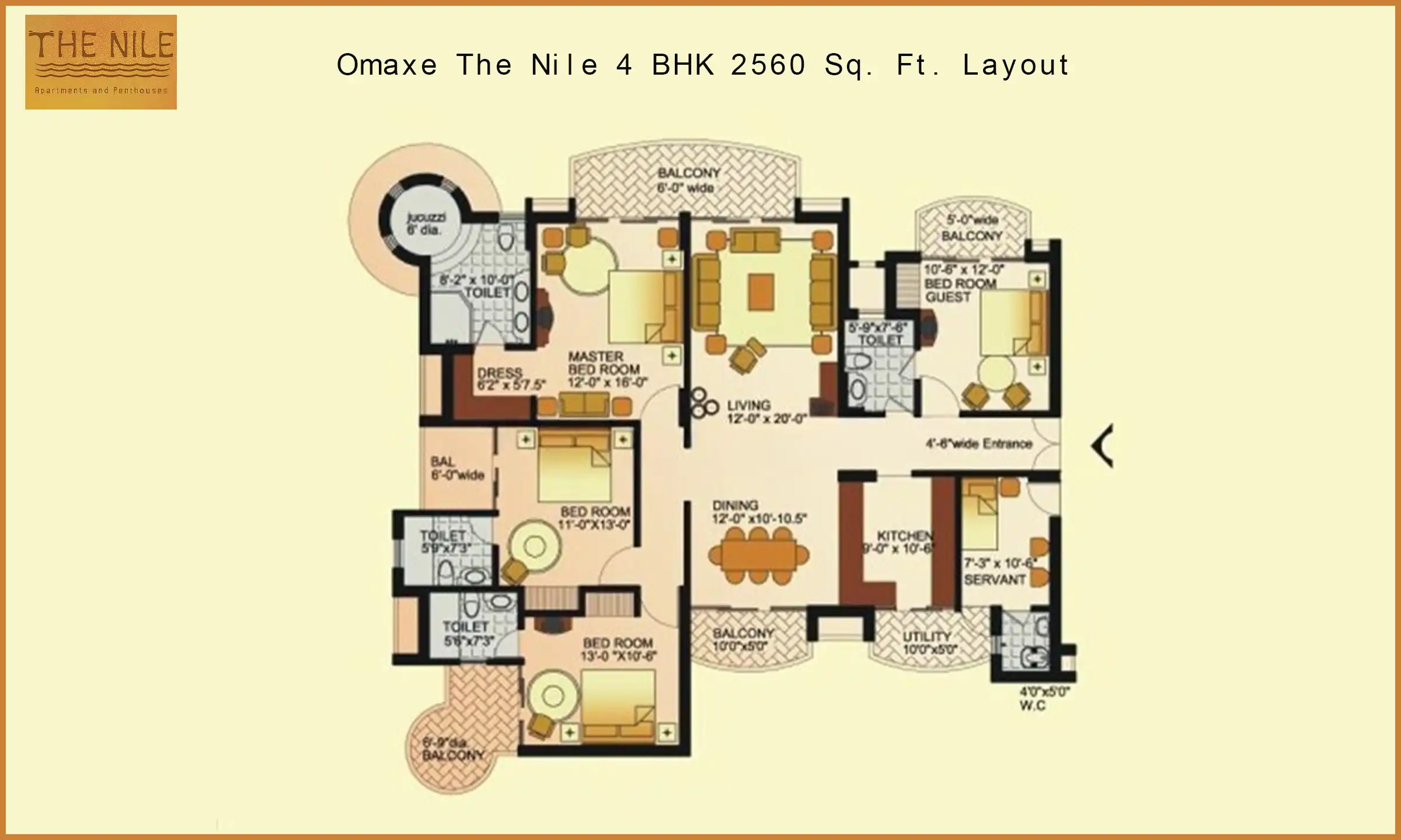 2560 Sqft