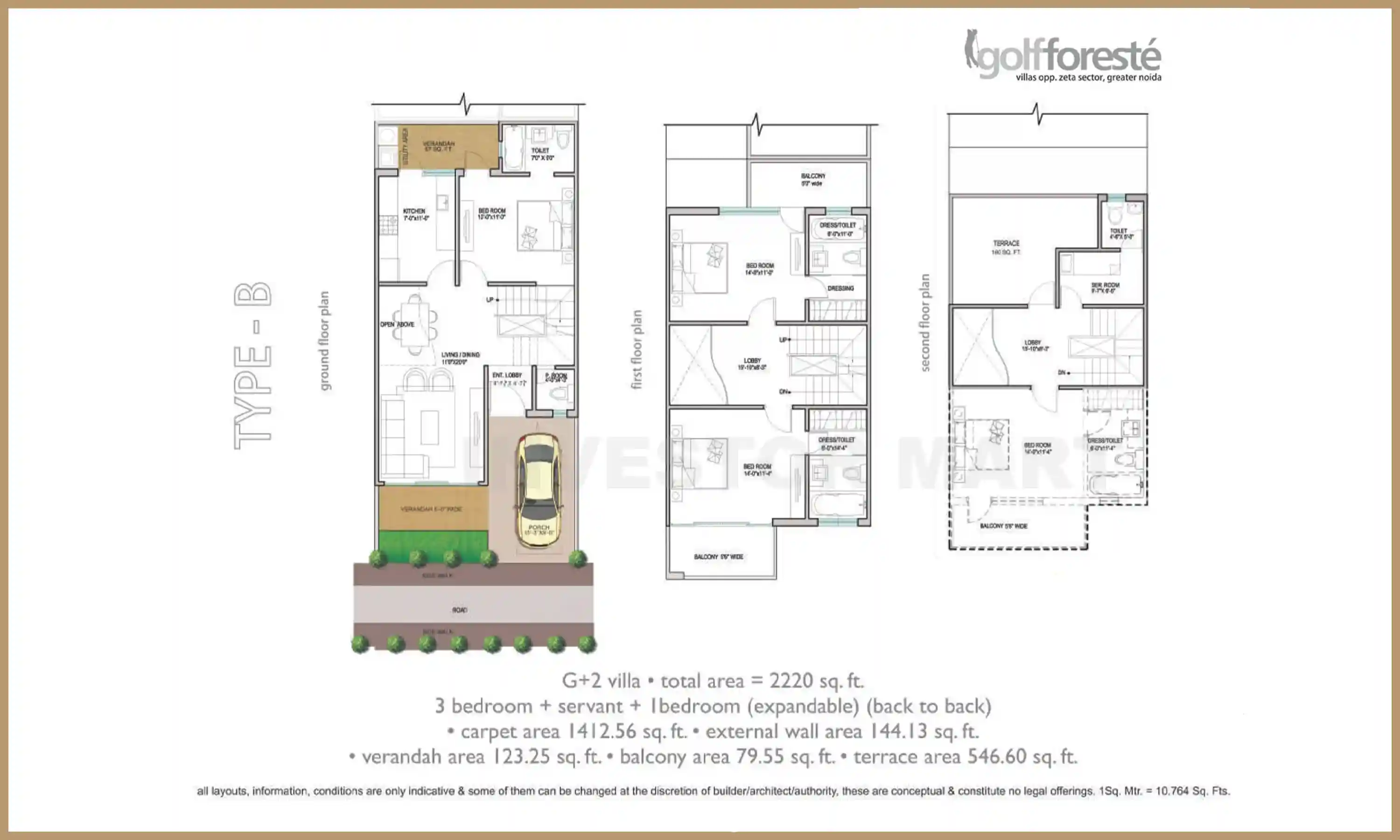 2220 Sqft